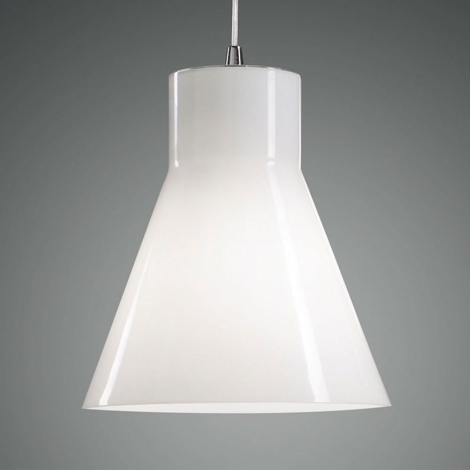 Fabas Luce Pendant light DANA suspension 23 cm, for Living / Dining Room, Metal, glass, E27, 75 W, energy efficiency: A++