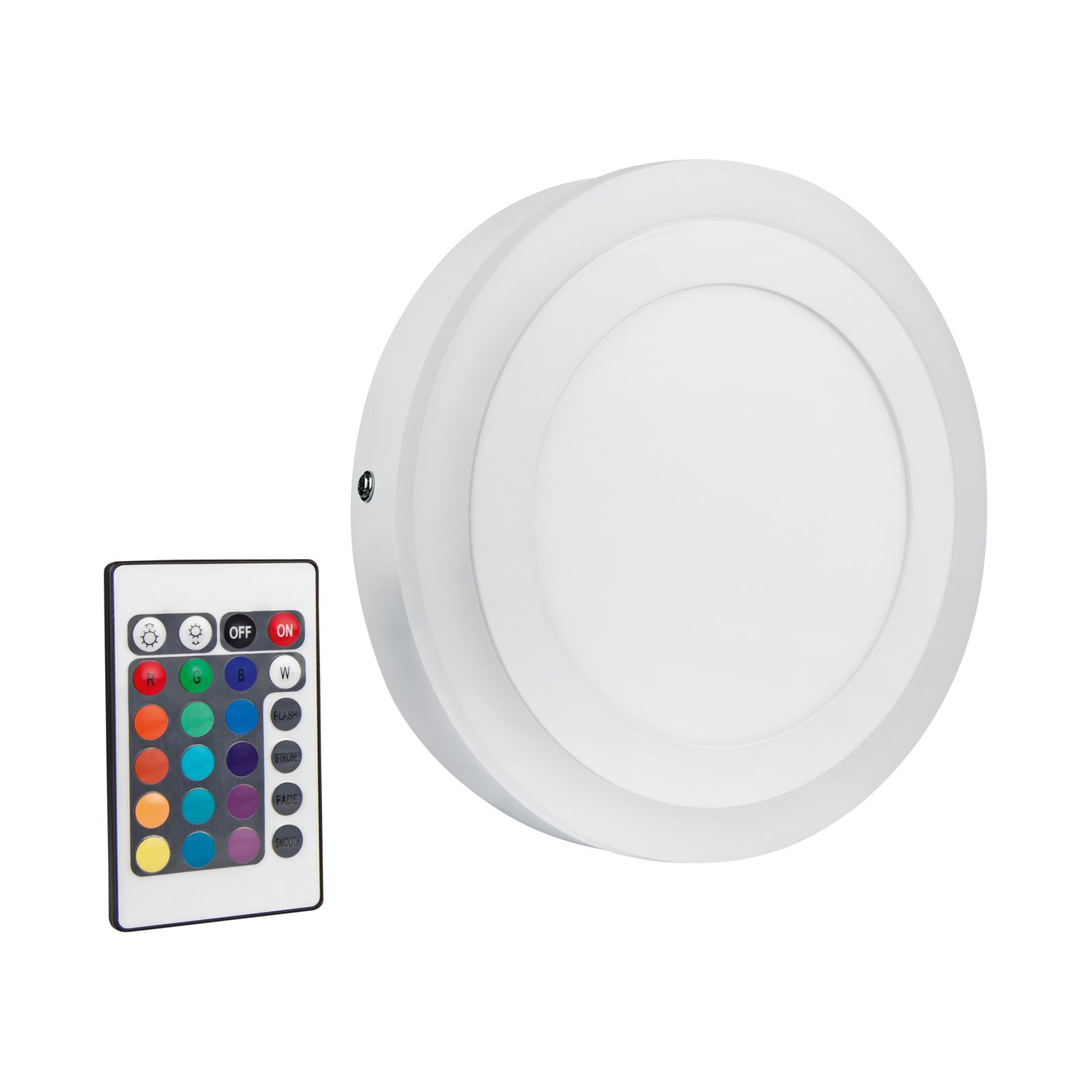 LEDVANCE LED Color+white round -seinälamppu 20cm