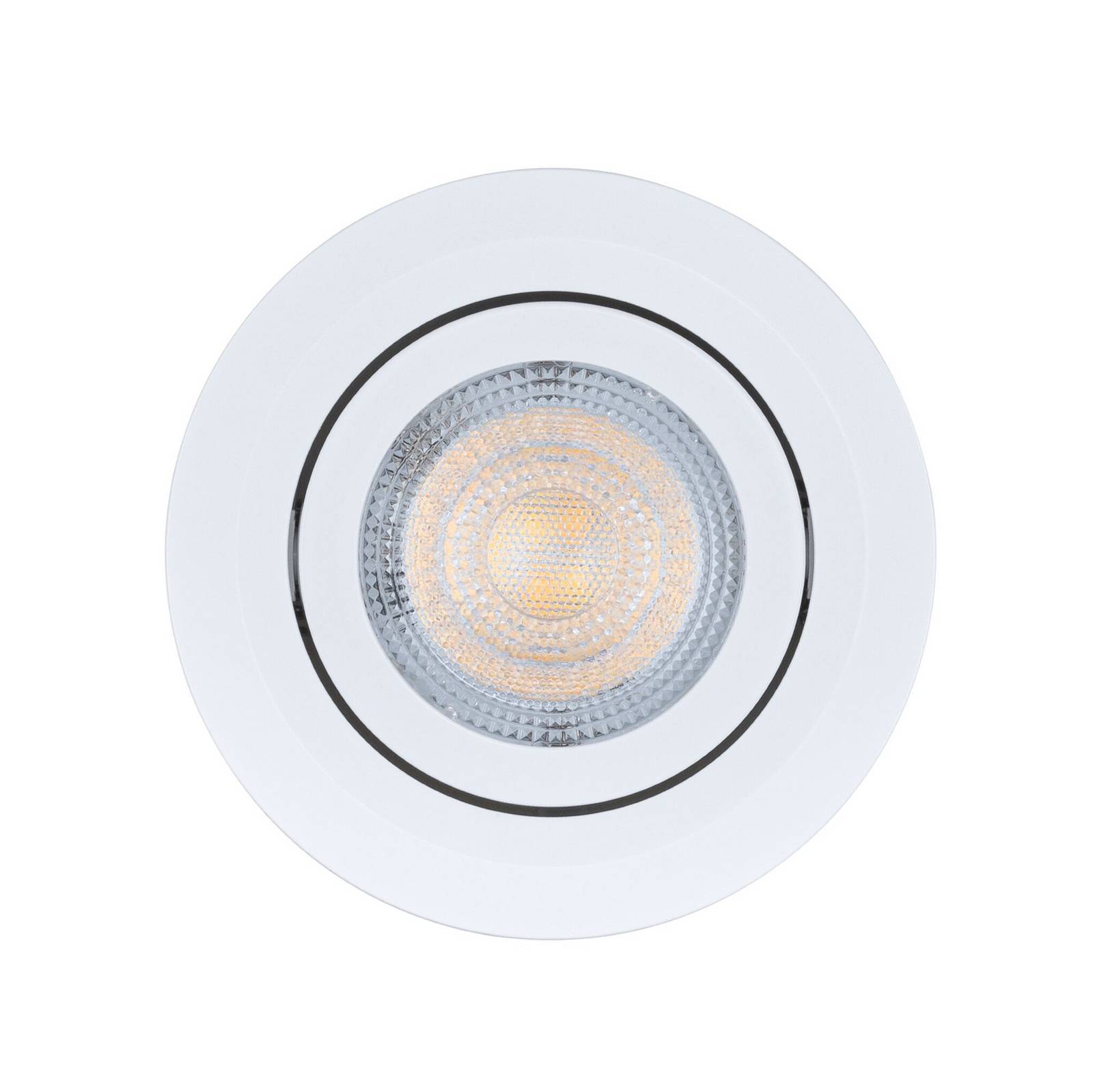 Paulmann – spot wpuszczany FIXEDLED, biały, 8 cm, 830, włączanie/wyłączanie,