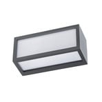 Candeeiro de parede exterior 400157, antracite, alumínio, comprimento 25,2 cm,