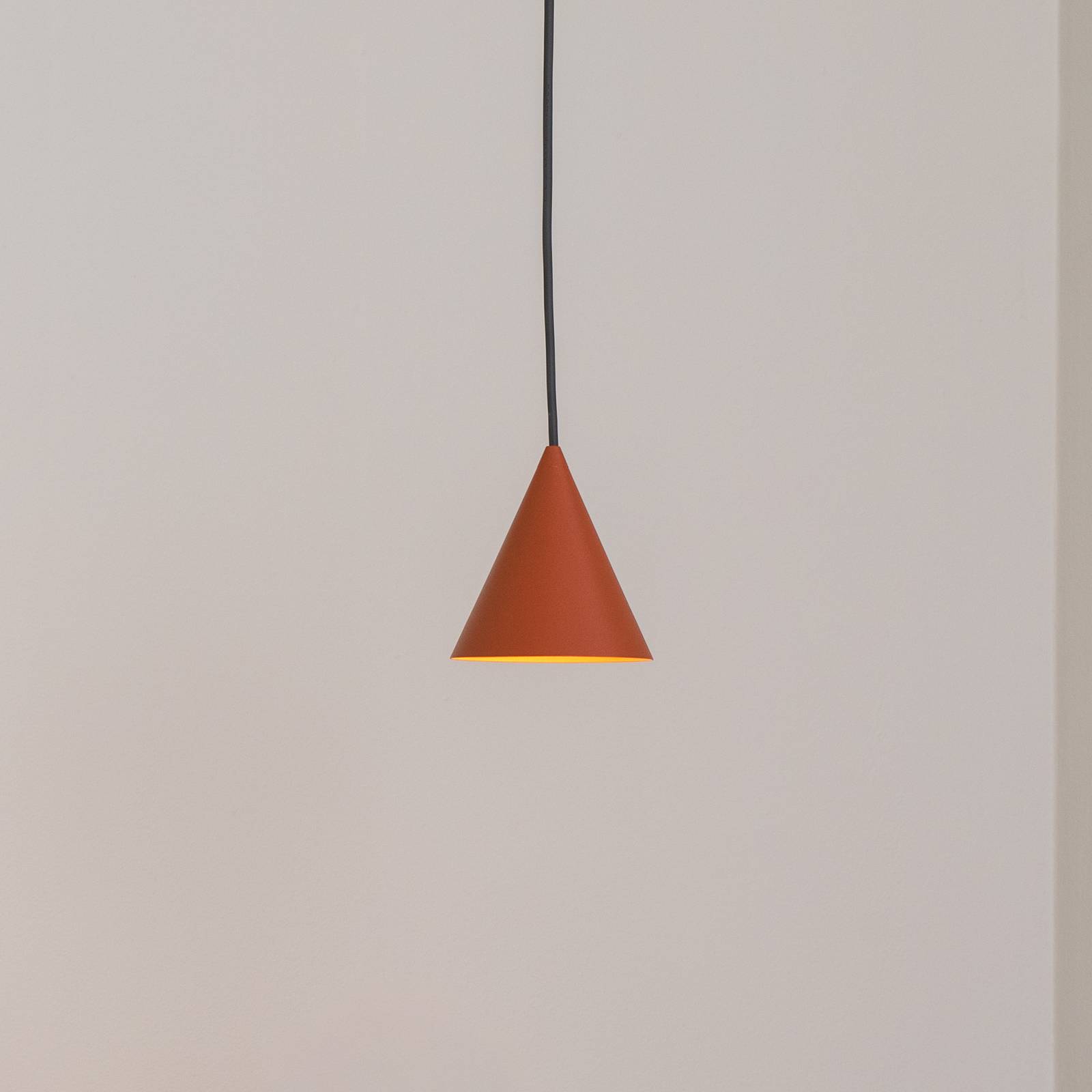 Hängeleuchte ZENITH, terracotta, Ø 11 cm, Metall, GU10 günstig online kaufen