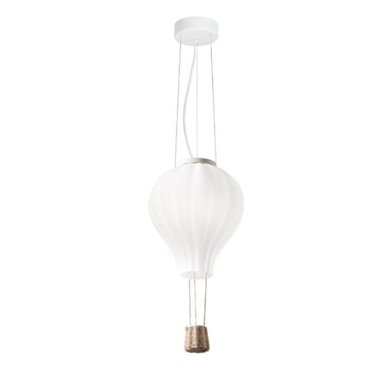 Lampa wisząca Ideal Lux Dream Big, szkło opalowe, Ø 30 cm