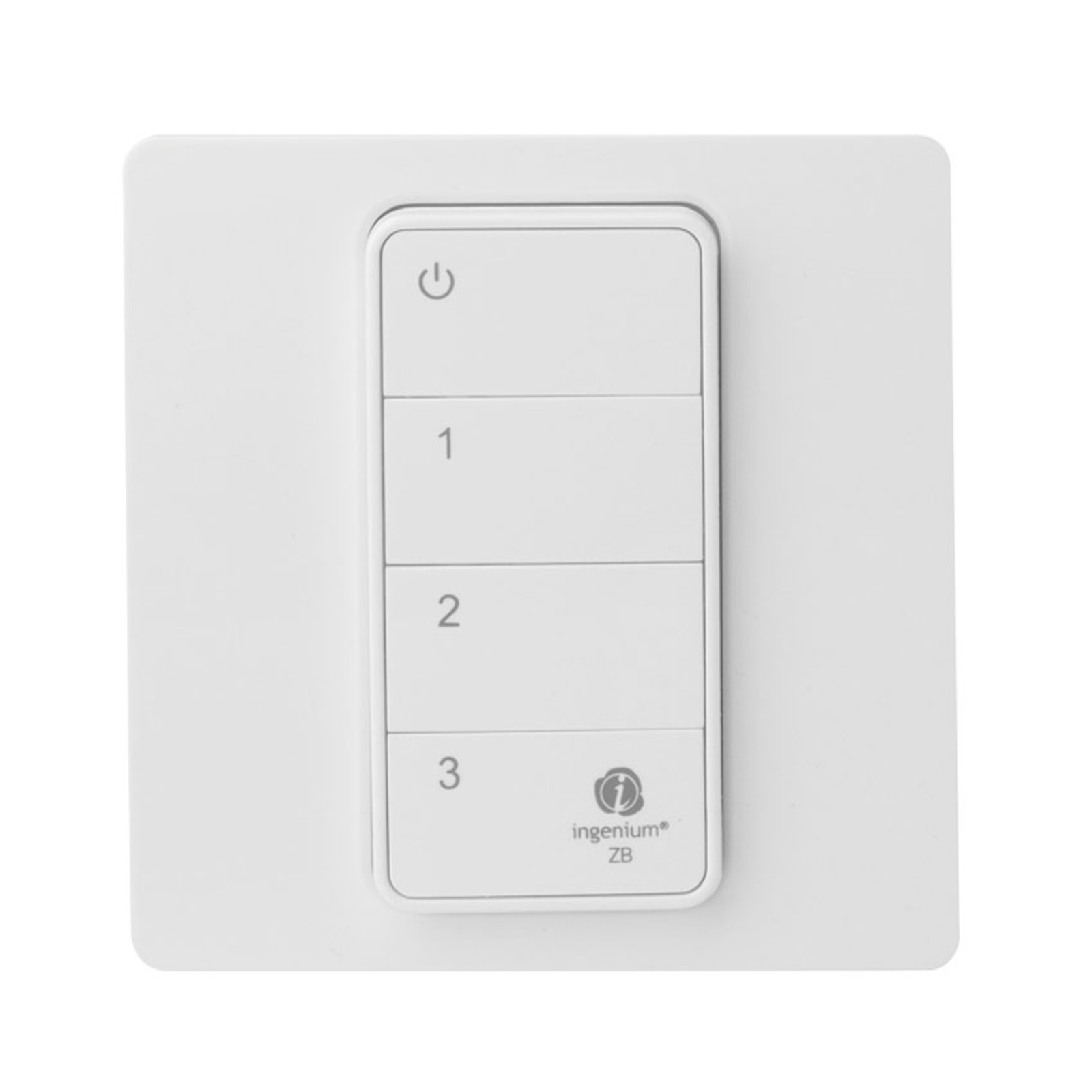 Megaman ingenium®ZB remote control/wall switch, plastic, L: 6.6 cm, W: 3.2 cm, H: 0.8 cm