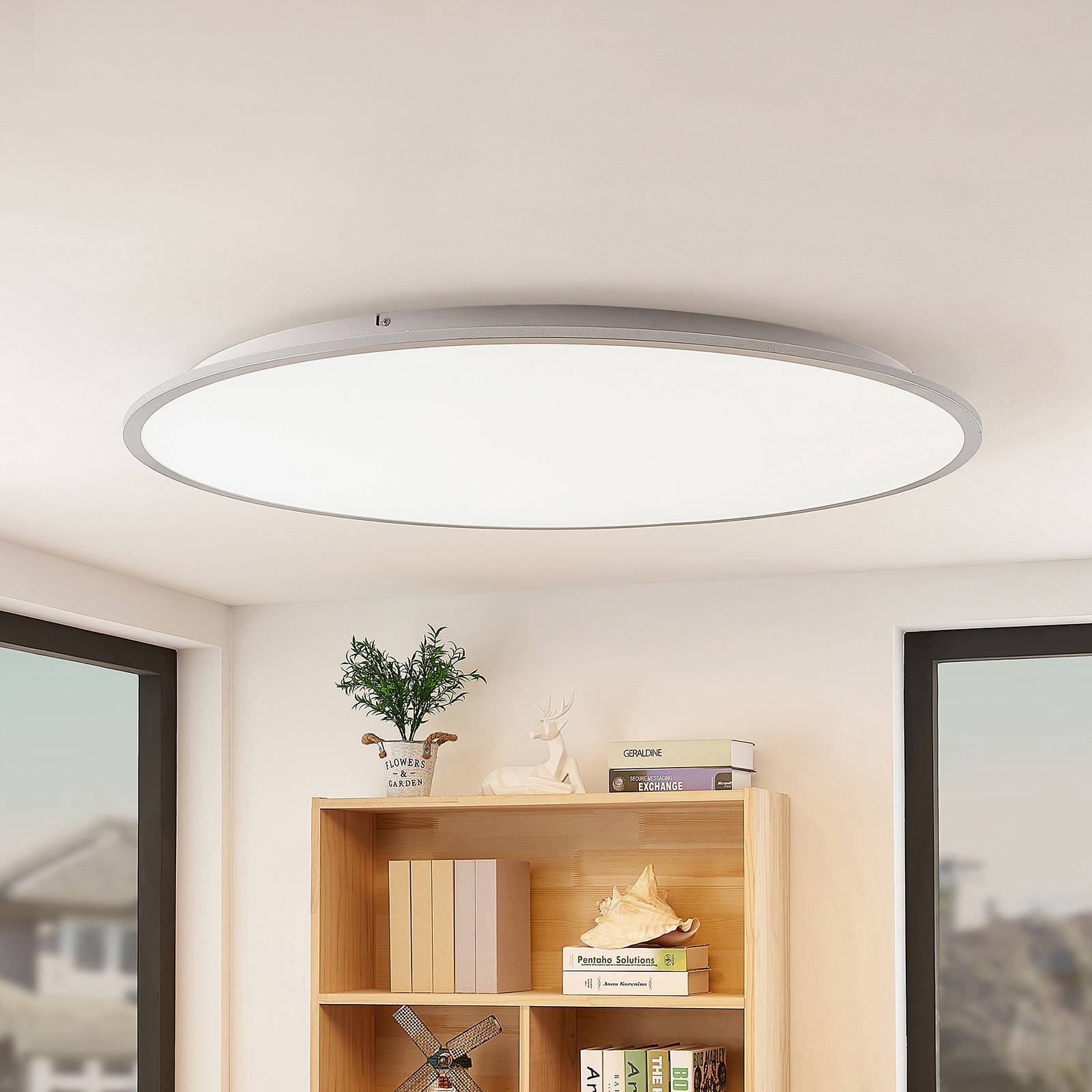 Lindby Narima lampa sufitowa LED, CCT, Ø 100 cm