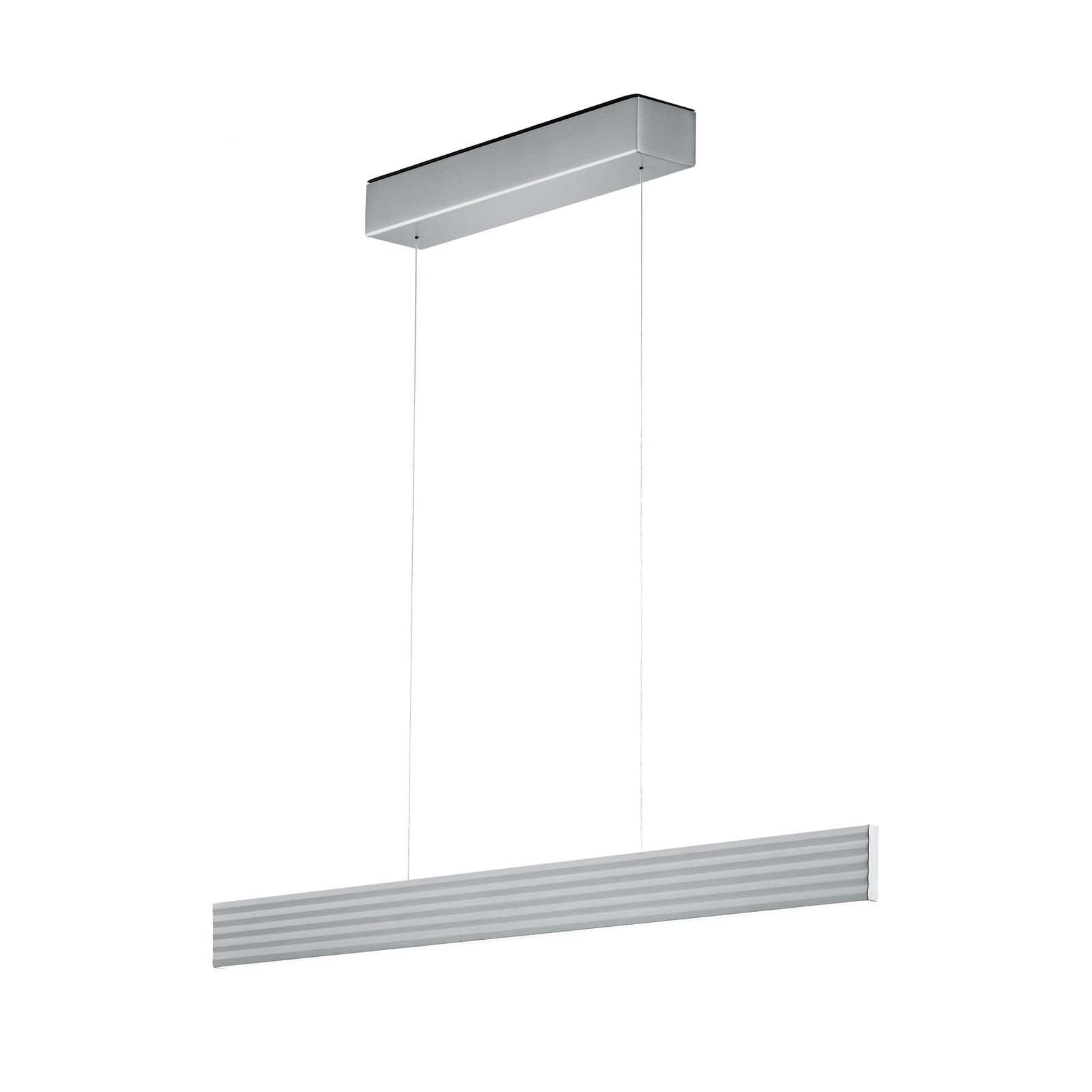 LED-hänglampa Fara, upp/ner, längd 92cm nickel
