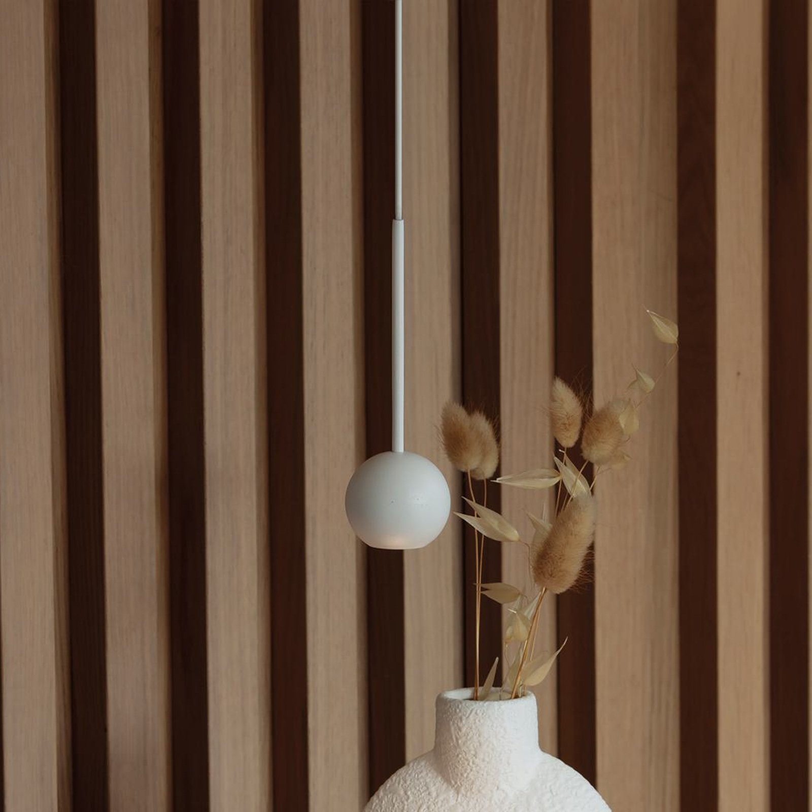 Ideal Lux Archimede Sfera Candeeiro suspenso LED, branco, metal