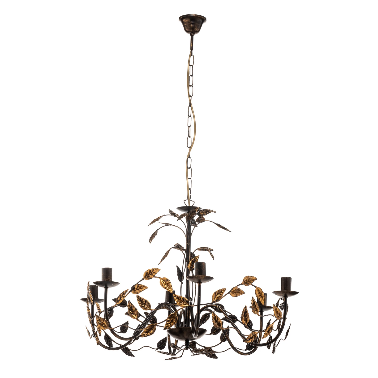 Lustre Collana en métal à 6 lampes bronze