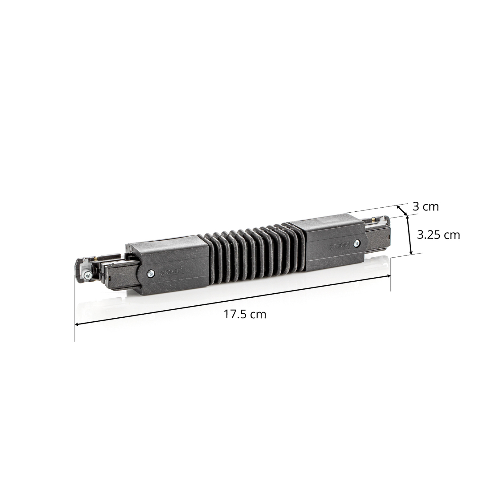 Conector flexibil șină de curent HV Noa, negru