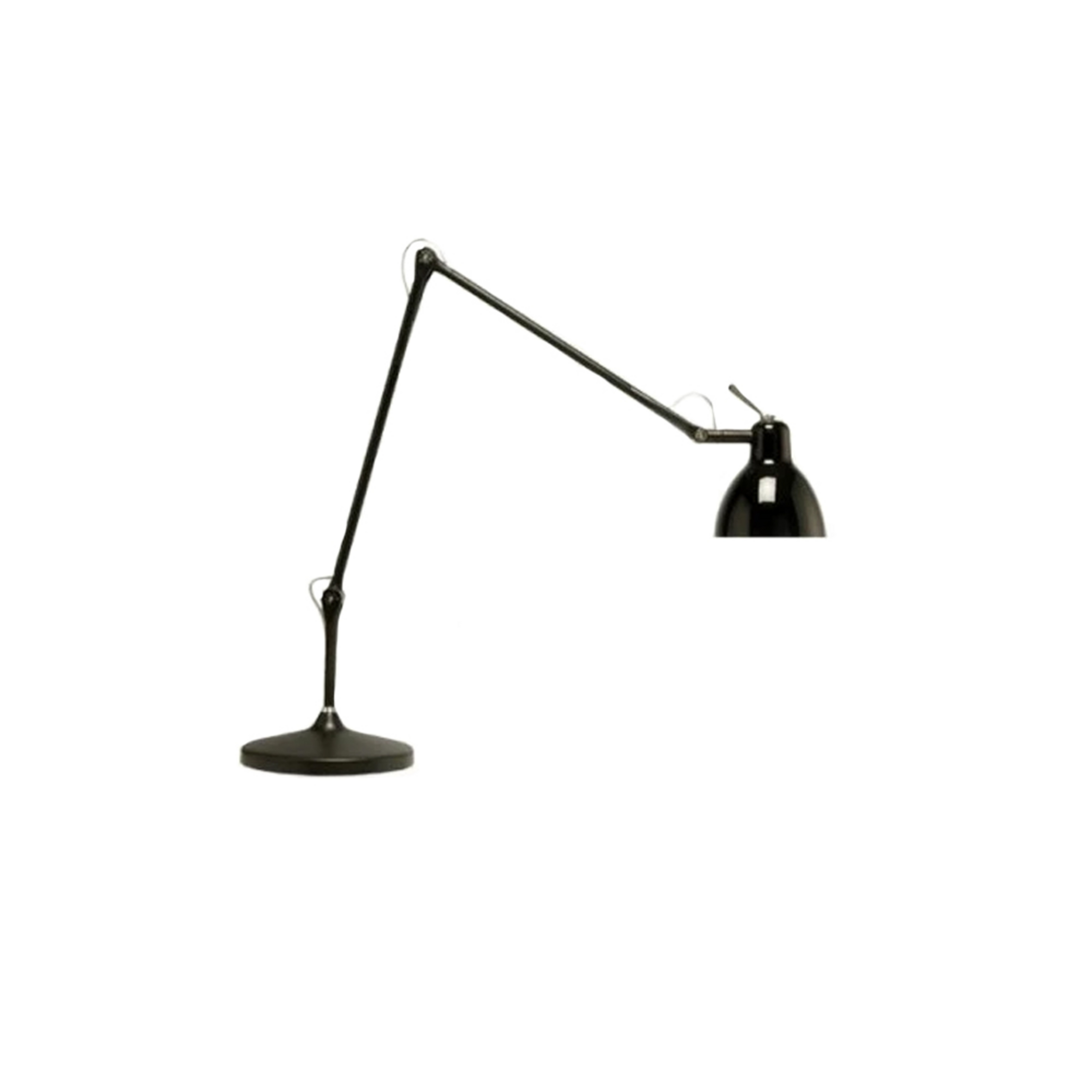 Luxy T2 Lampe de Table Noir/Blanc Mat - Rotaliana