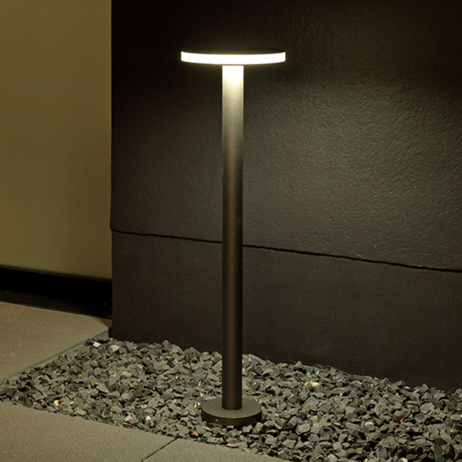 Albert Leuchten Tamias LED bollard light, anthracite, cast aluminium, plastic, 16 W, energy efficiency: A+, H: 90 cm