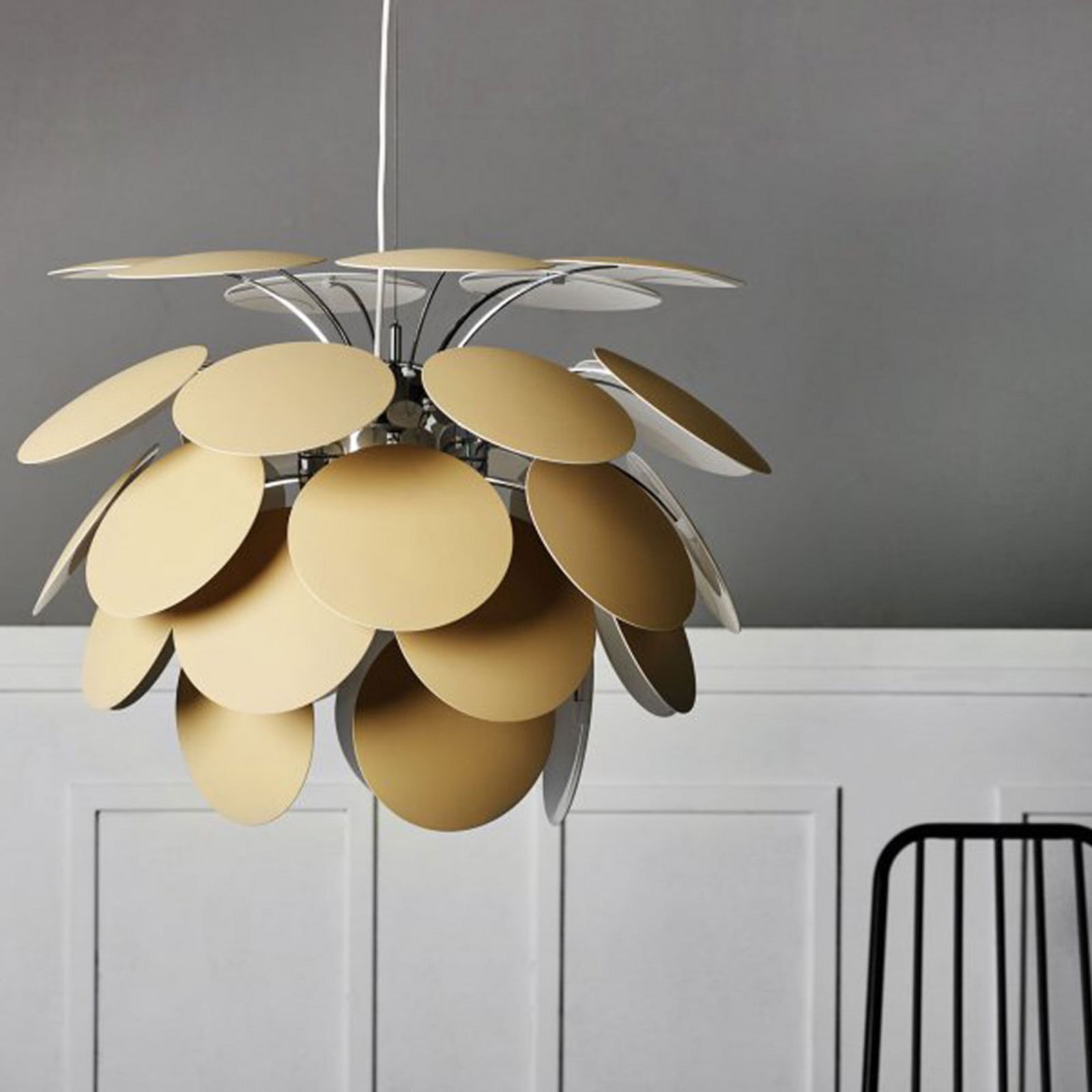 Discoco Taklampa &Oslash;132 Mat Beige MARSET - Plast