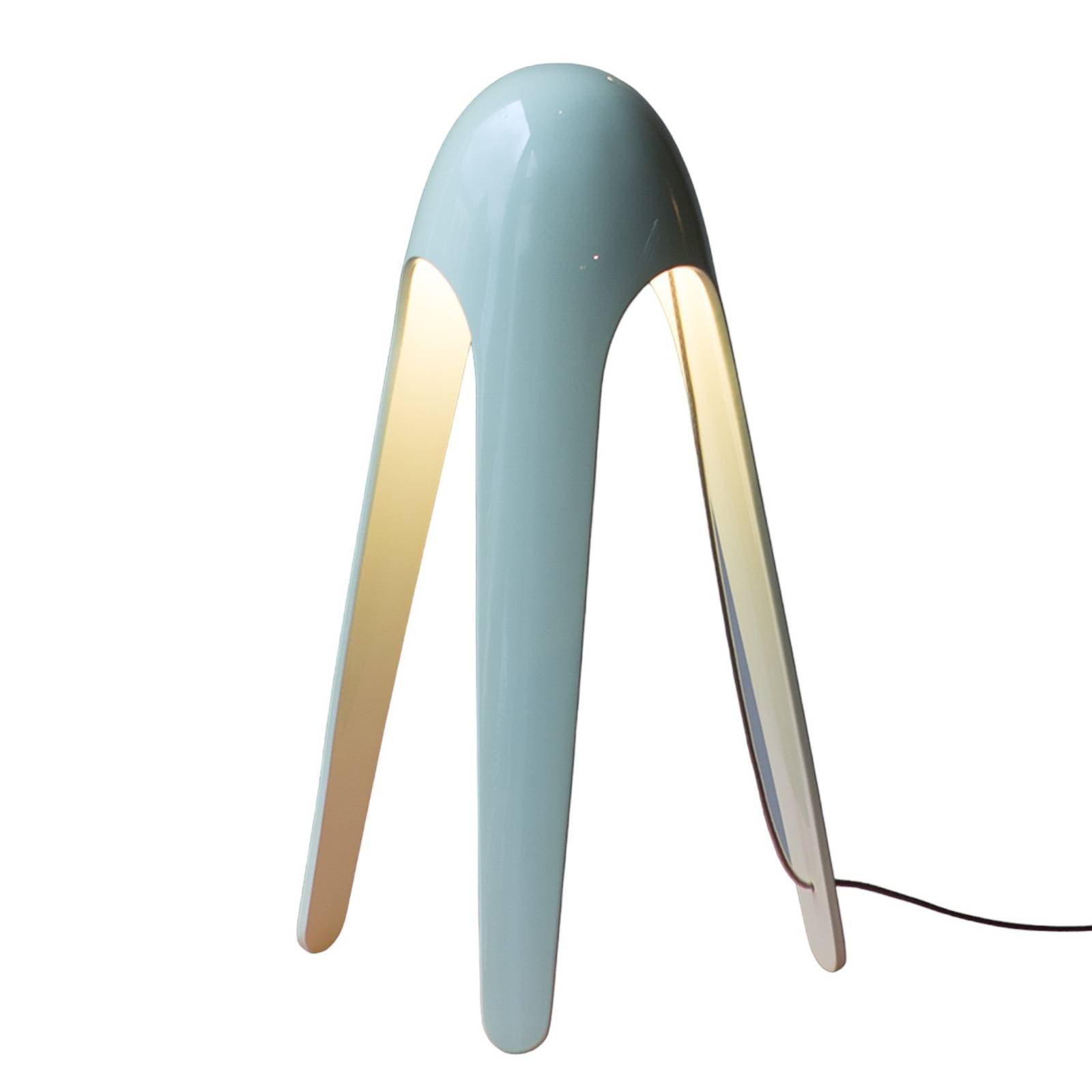 Martinelli Luce Cyborg LED-Tischleuchte, blau