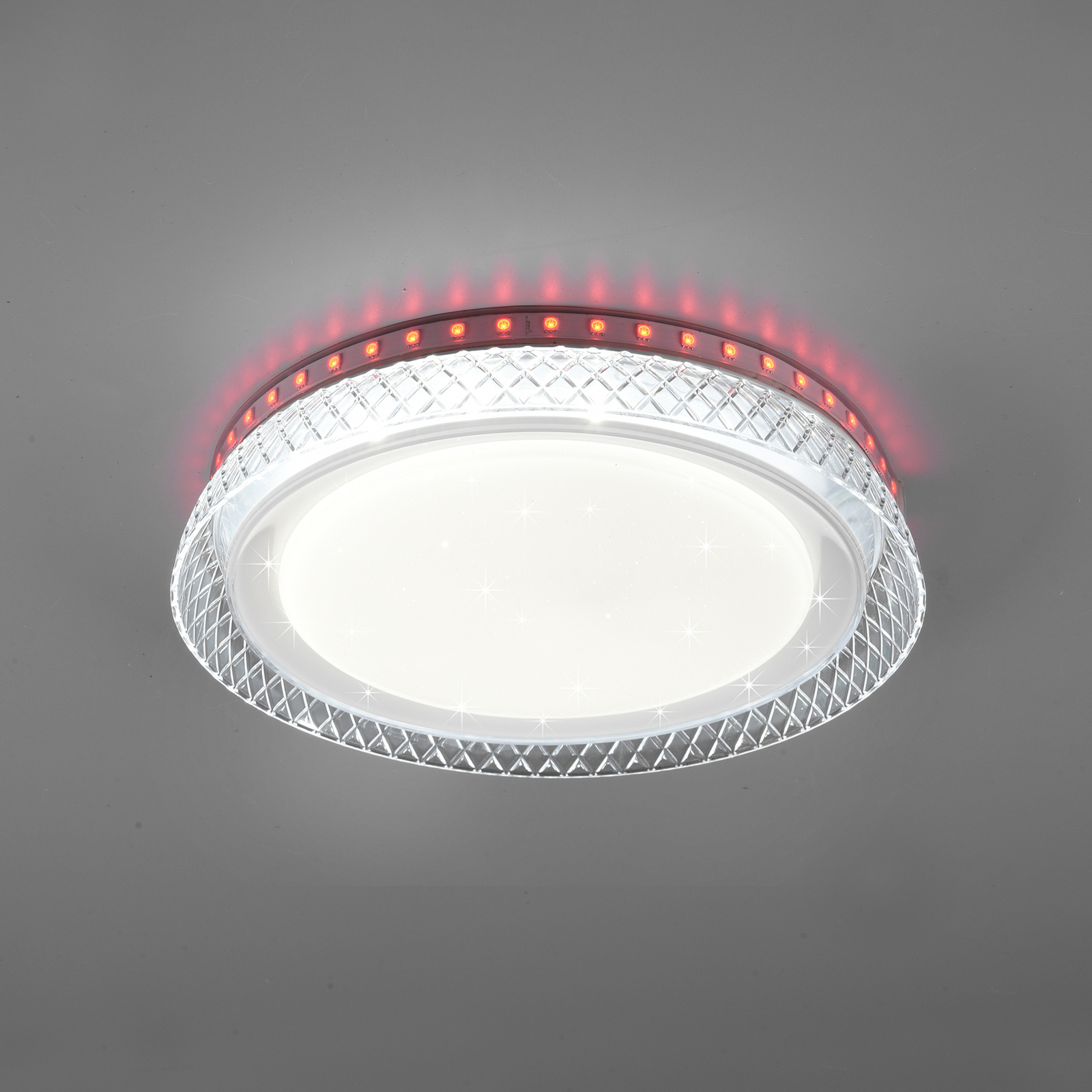 LED mennyezeti lámpa Thea, RGB, CCT, szabály.