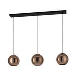 EGLO Stars Of Light závesné svietidlo Cordoba, 3-pl. dlhé, medené