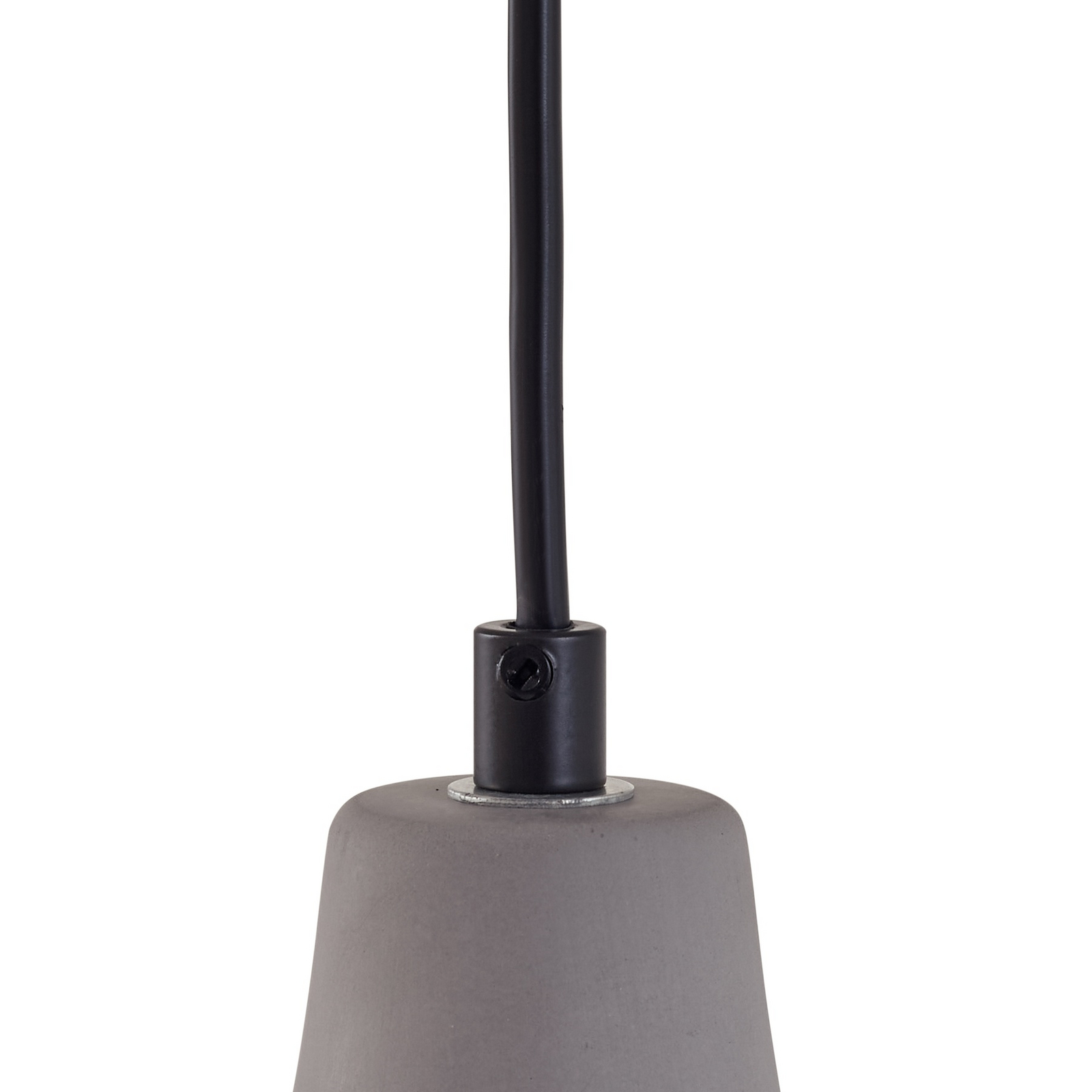 Lindby Lámpara colgante Sanne, gris, hormigón, Ø 15 cm, E27