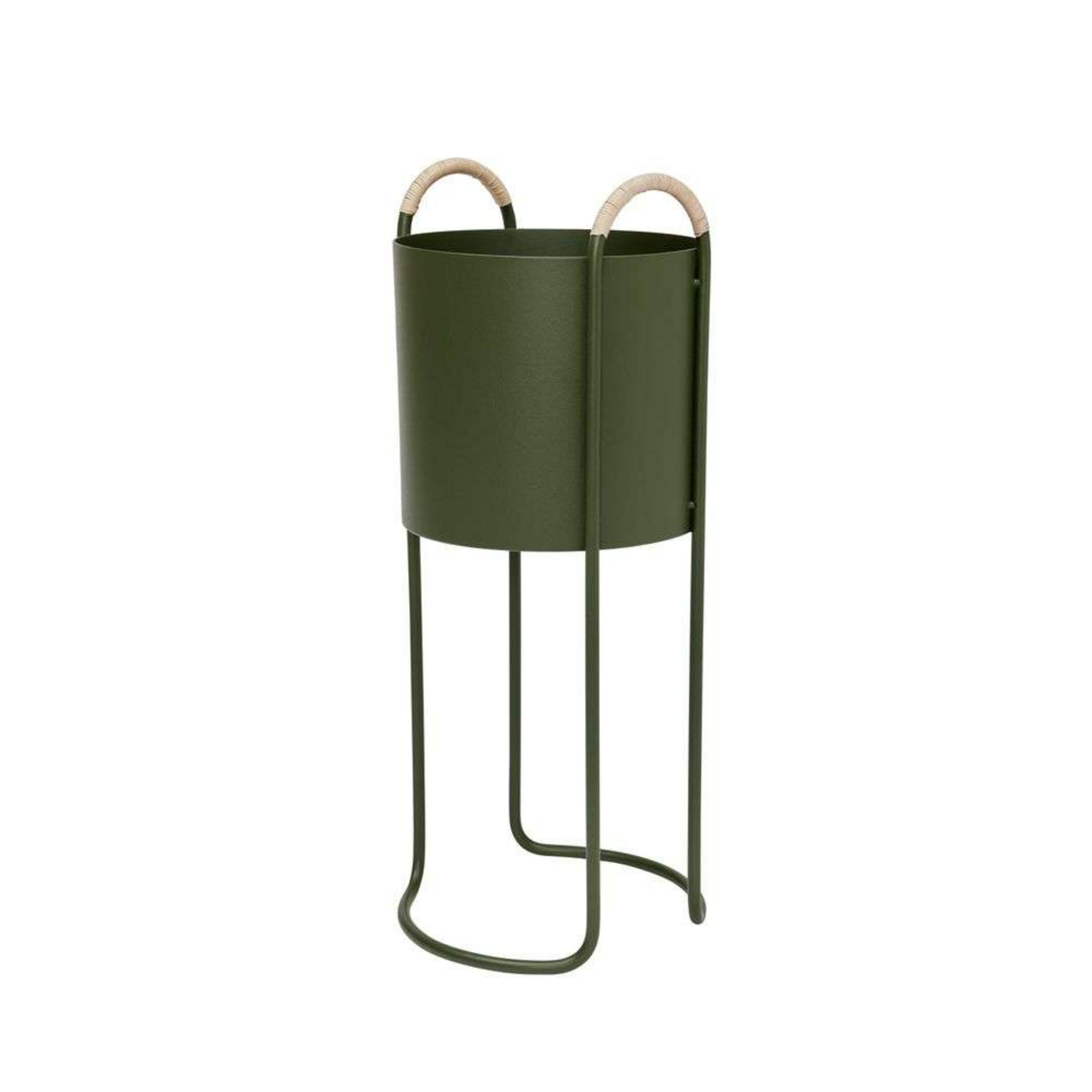 Maceta/jardinera Maki alta oliva - OYOY Living Design
