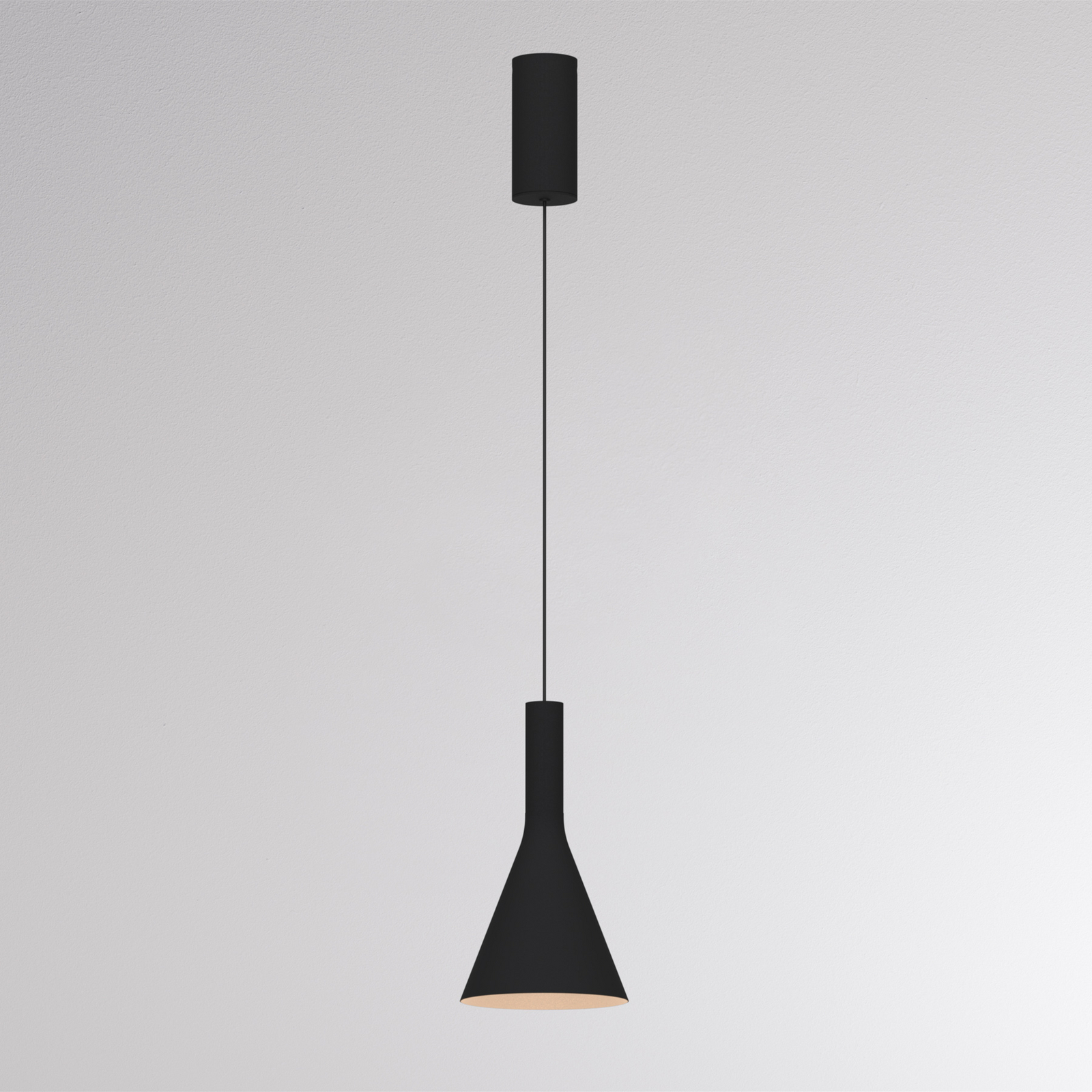 Suspension LED LORA I, noire, Ø 15 cm, à intensité variable, 40°, CCT