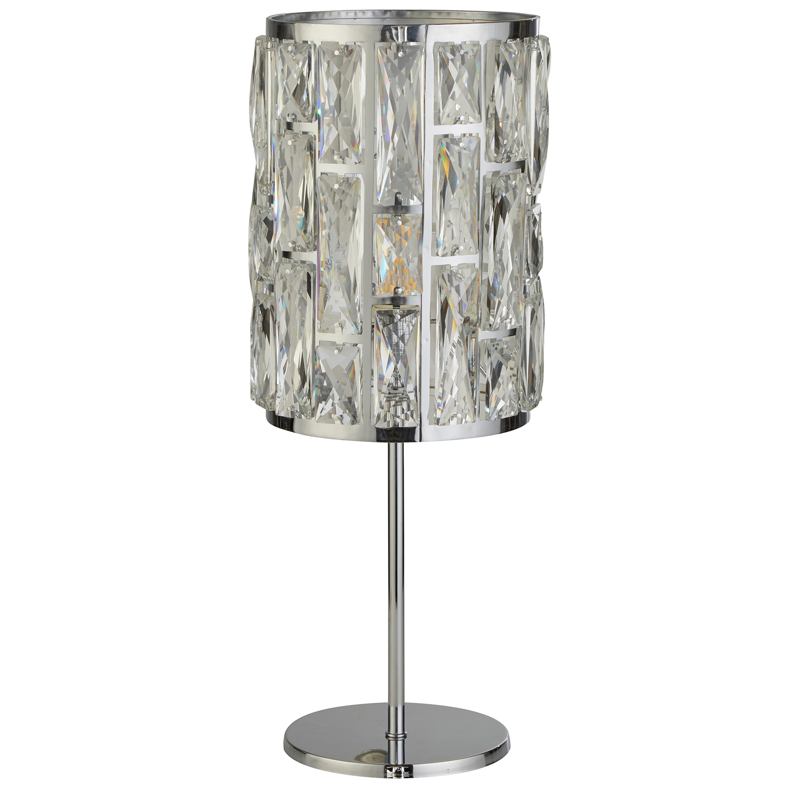 Bijou table lamp with crystals