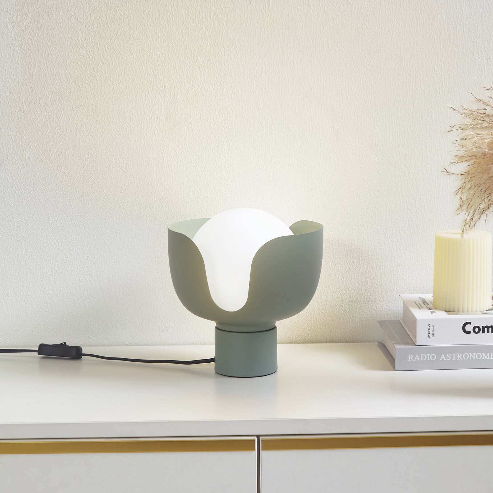 Fiora Table Lamp Green - Lindby
