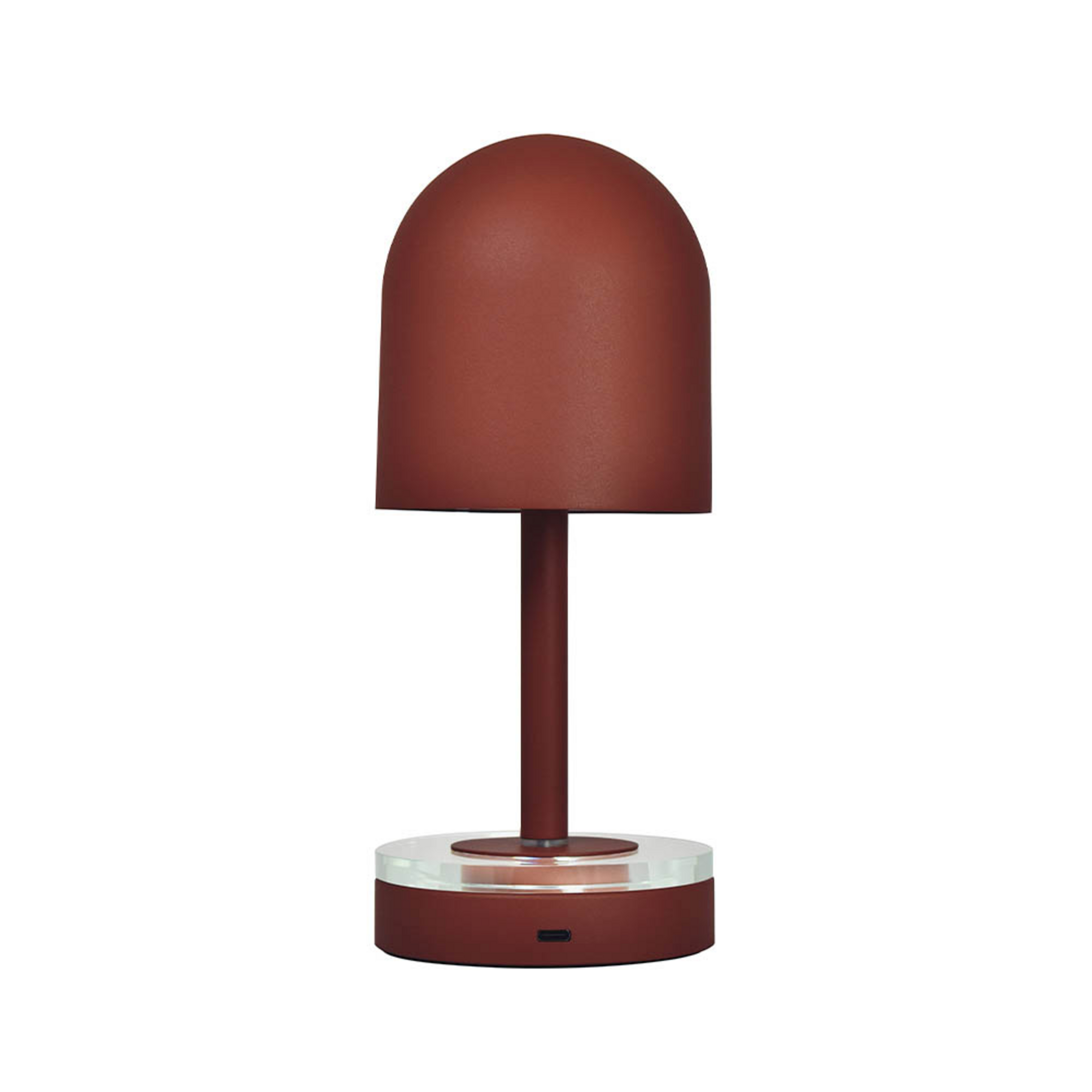 AYTM акумулаторна лампа Luceo, кафява, метал, 24 cm, с регулиране на яркостта,