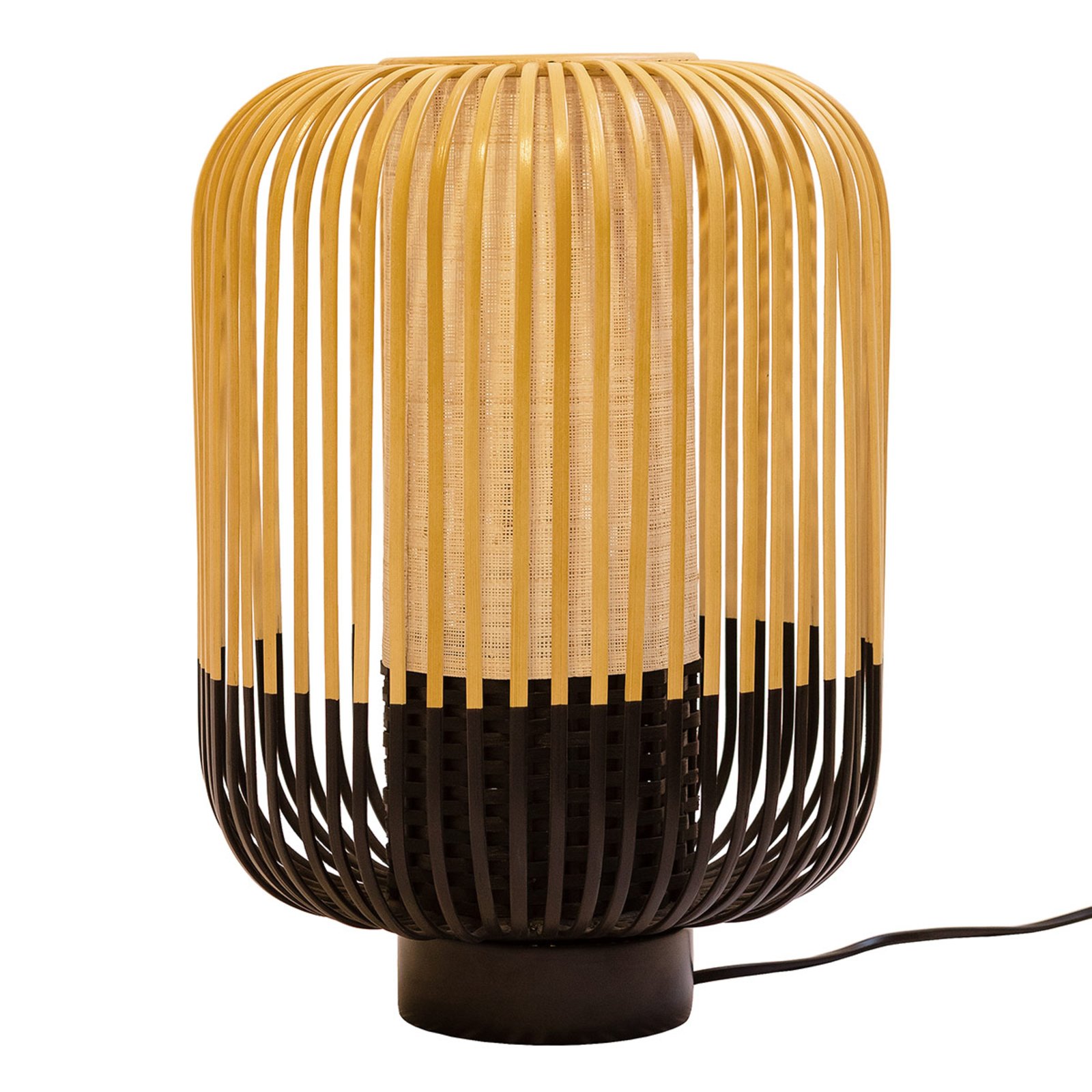 Forestier Bamboo Light M tafellamp 39 cm zwart
