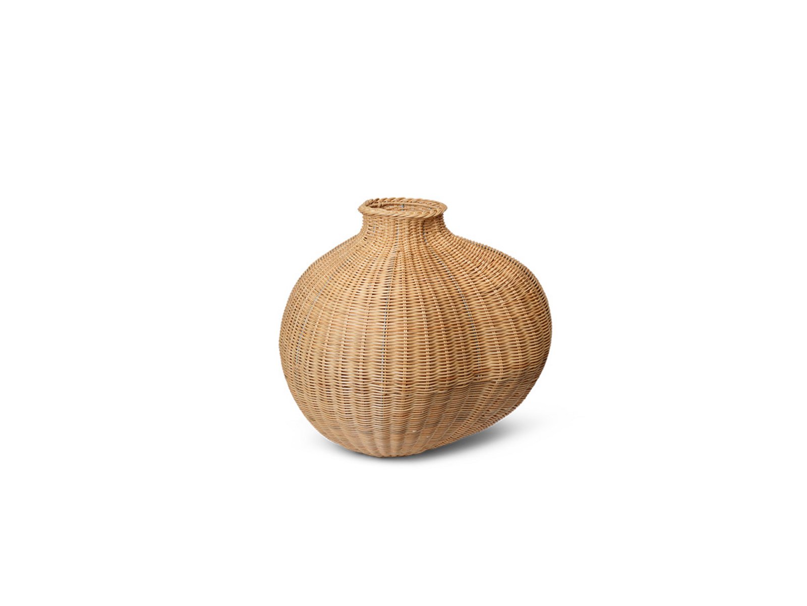 Bola Braided Floor Vase Natural - Ferm Living