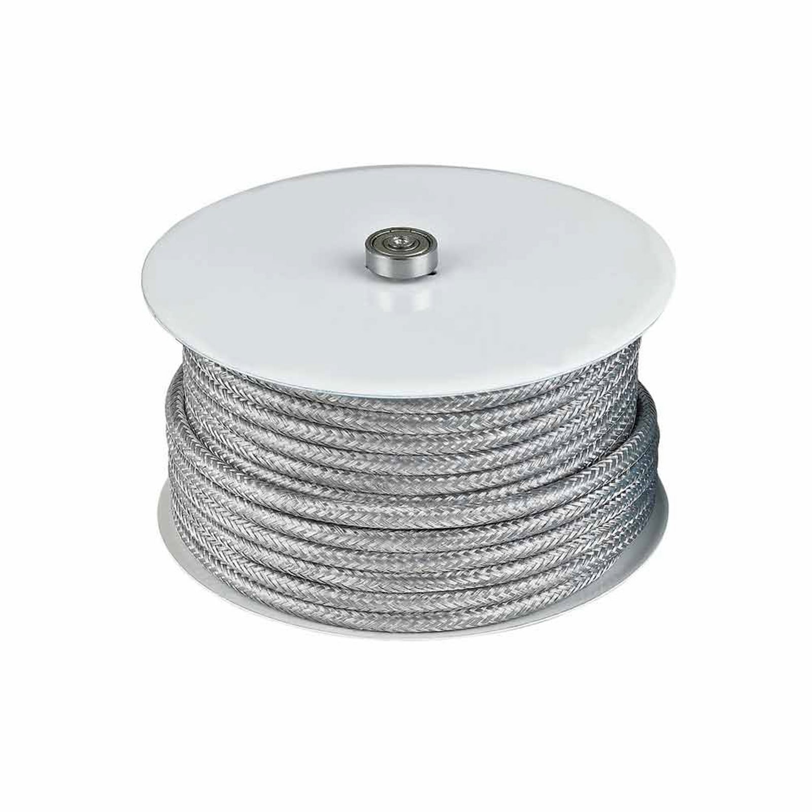 CABLE ROLL – kabel zapasowy, srebrny, 25 m, tekstylny – Halo Design