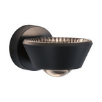 Sabik LED Aplique de Pared IP44 Dim. Negro - Paulmann