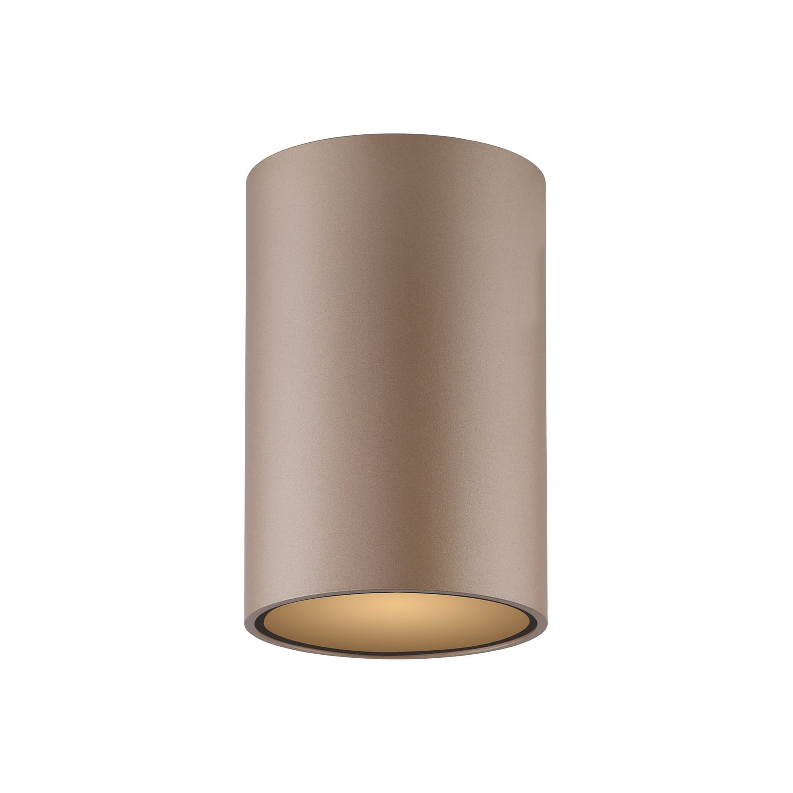 Point LED-Bad-Deckenlampe, bronzefarben, Ø 6 cm, IP44 - PURE
