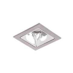 BRUMBERG Apollo Micro, liso, angular, DALI, 3.500 K, plata