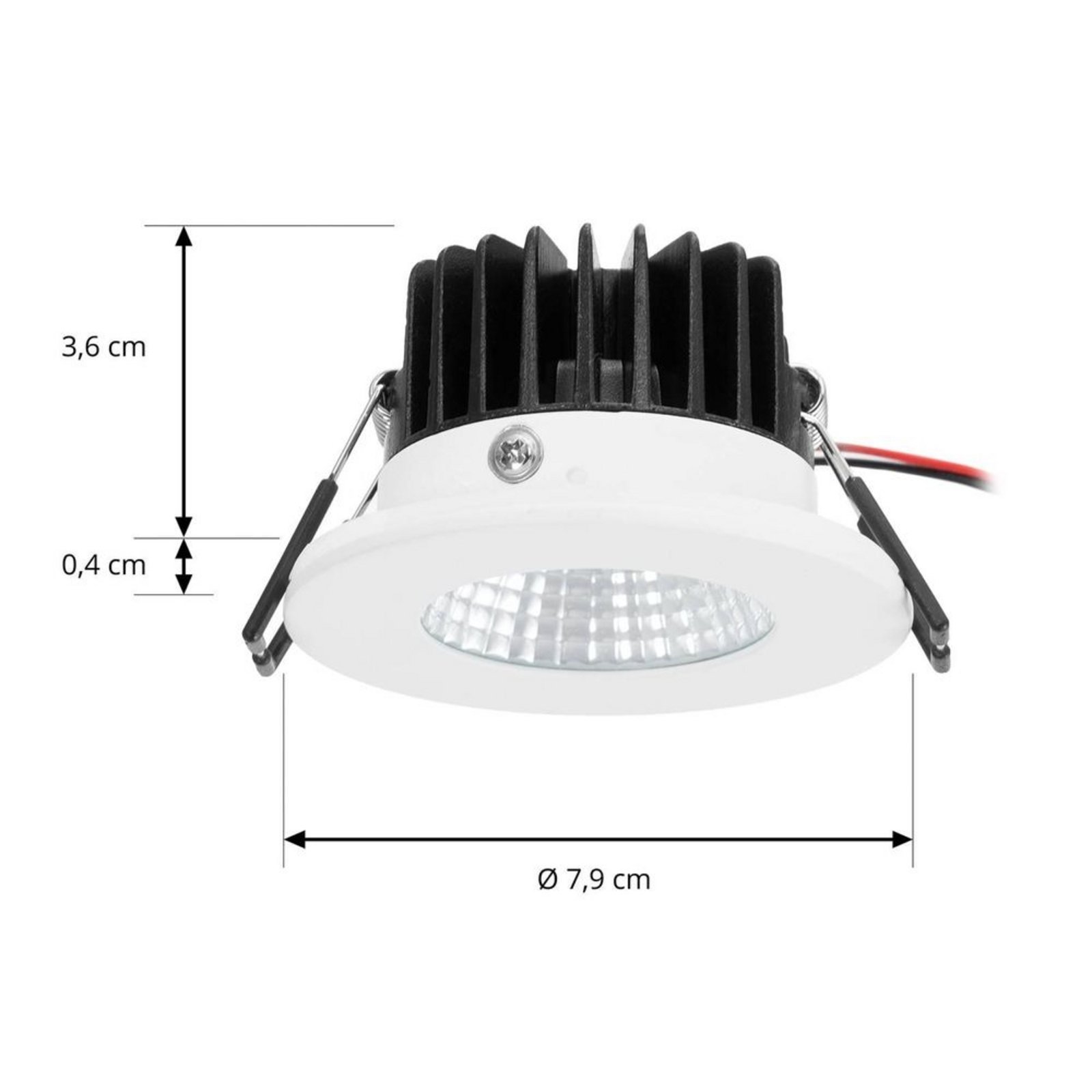 Lirin LED Süllyesztett hely 3000K IP65 Fehér - Arcchio