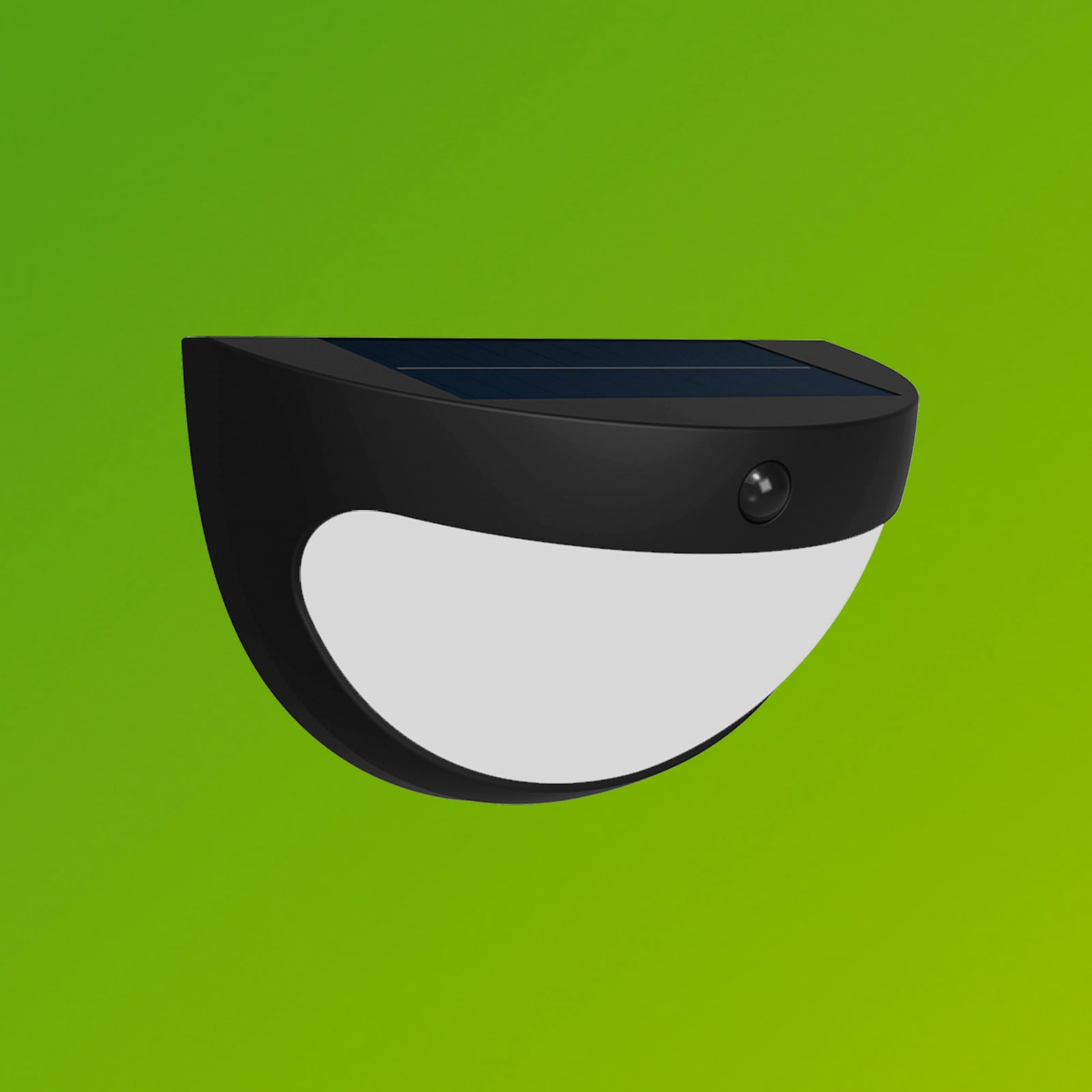 Philips LED-solarna stenska svetilka Swyn, črna, s senzorjem, IP44 Philips LED-solarna stenska svetilka Swyn, črna, s senzorjem, IP44