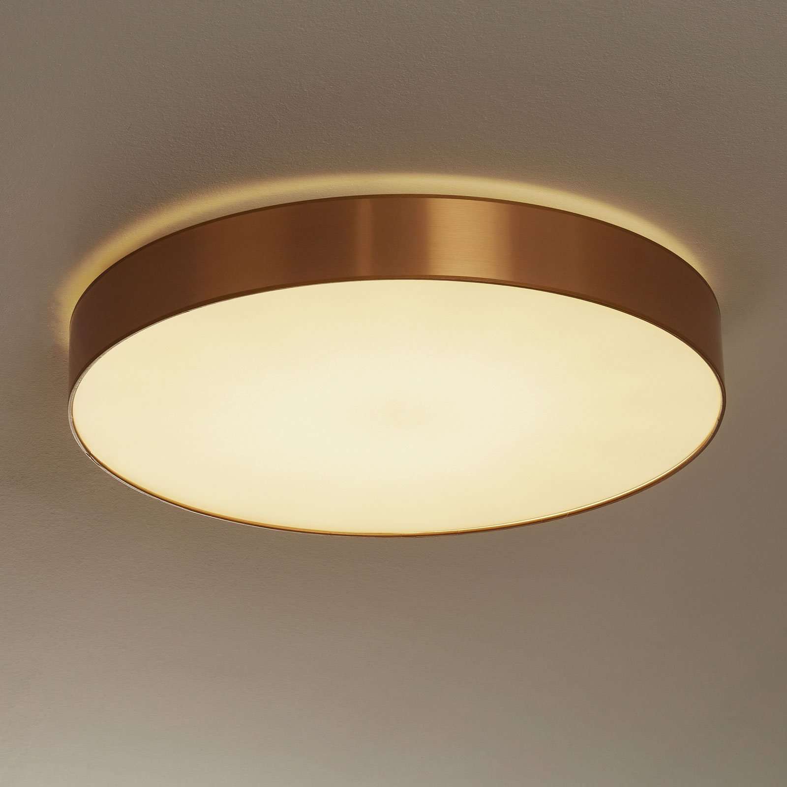 LED-Deckenleuchte Aurelia dimmbar goldfarben