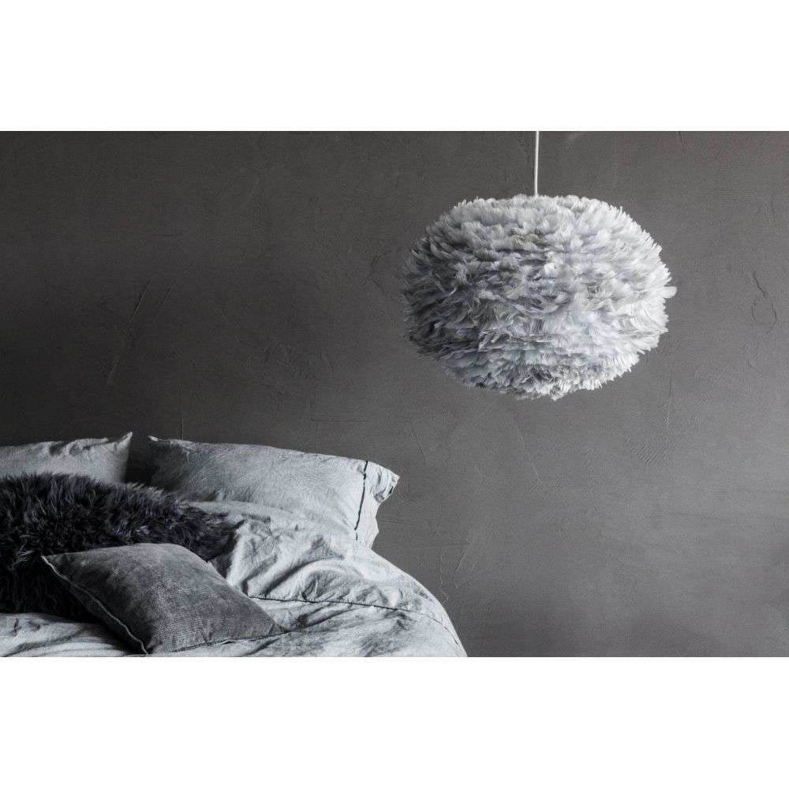 Eos Candeeiro Suspenso Large Cinzento/Branco - UMAGE