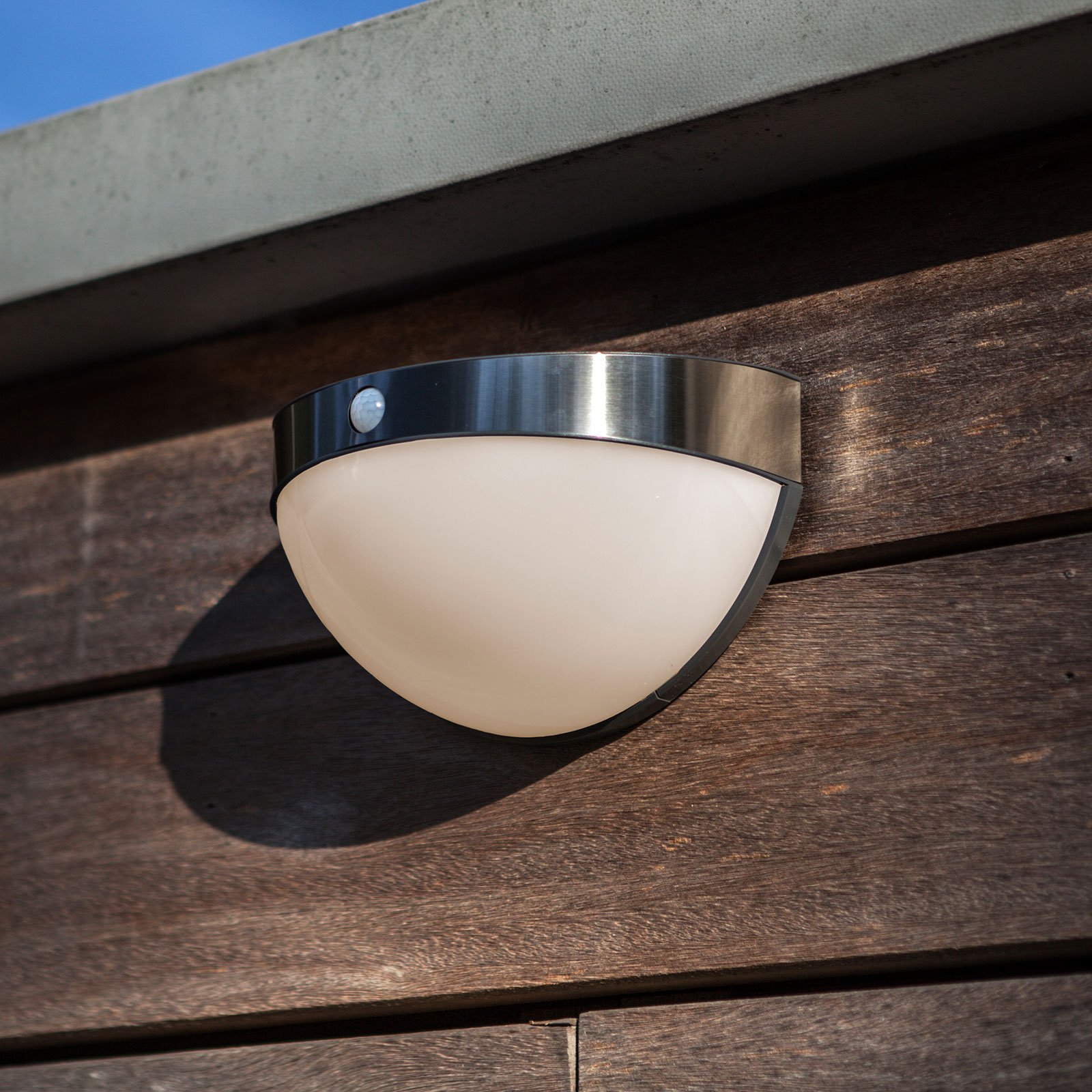 Bubble - solar outdoor wall light with sensor