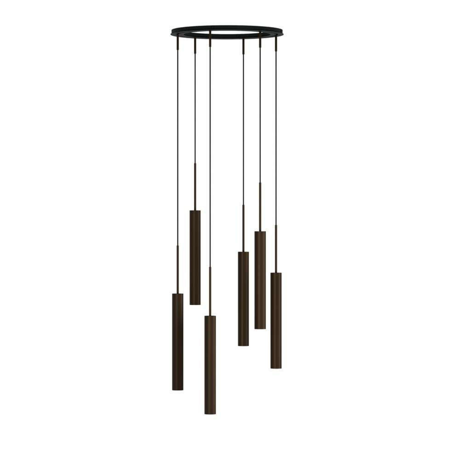 Tubulaire 6 Lampadario Alu/Anodized Bronzed - Audo Copenhagen