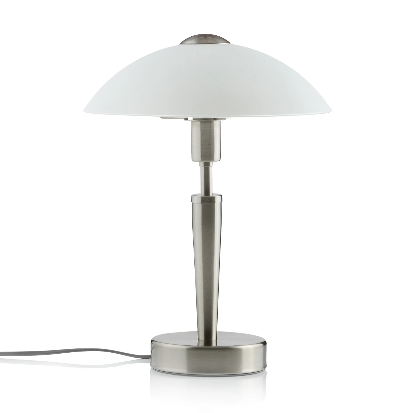 Noćna lampa Solo 1, nikal, bijela