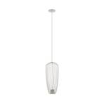 Pumpkin S pendant light, light grey, Ø 27 cm, metal, GU10