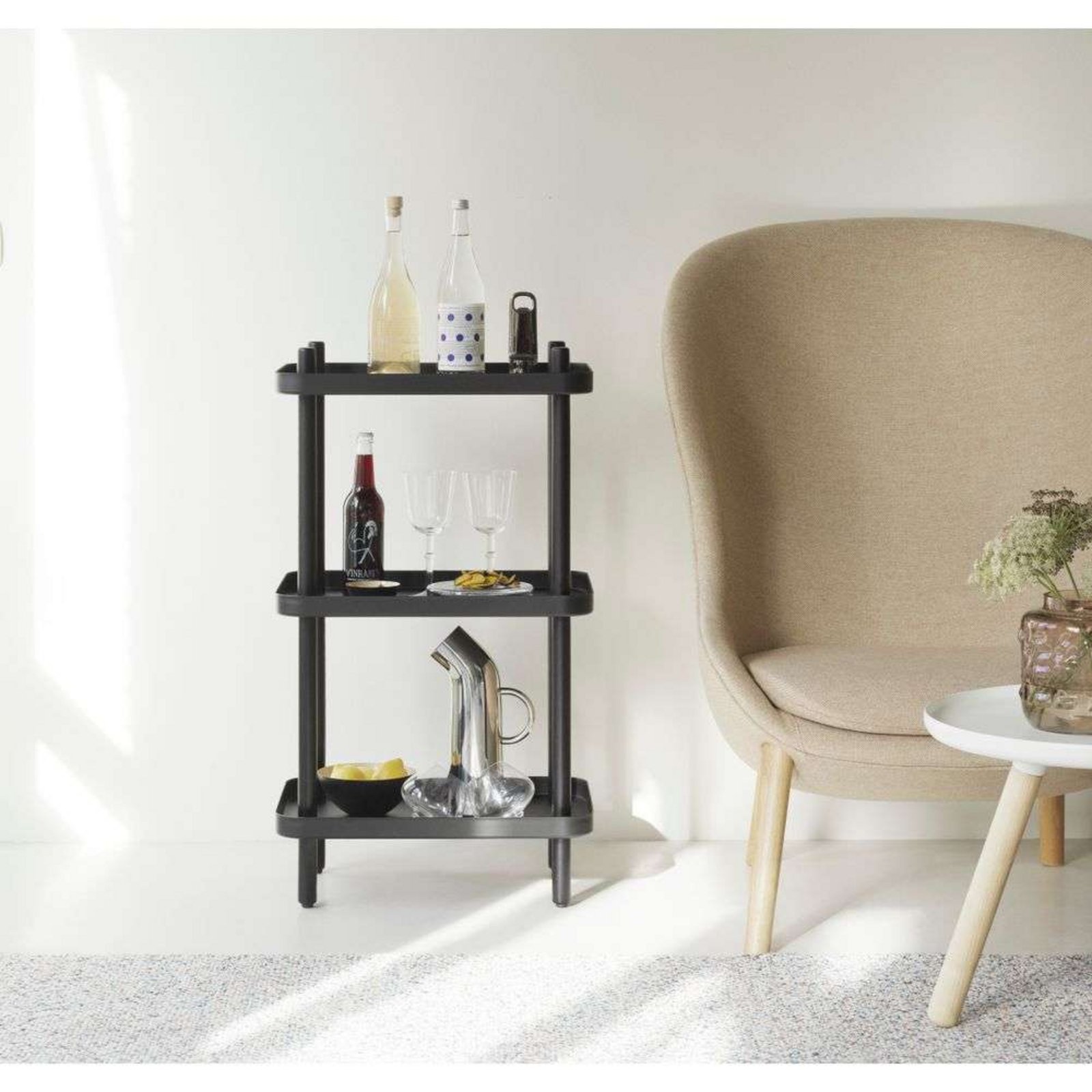 Block Shelf Black/Black - Normann Copenhagen