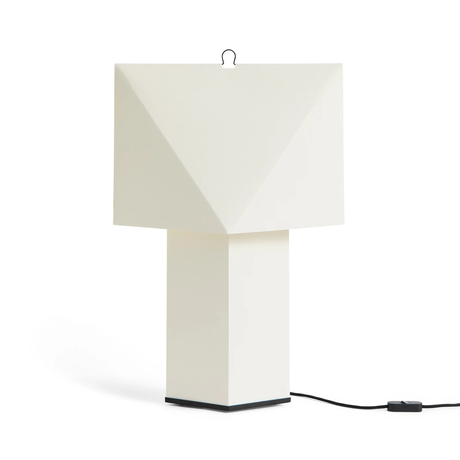 Lampe à poser HAY Aplat, hauteur 66 cm, blanc, papier de soie, E27