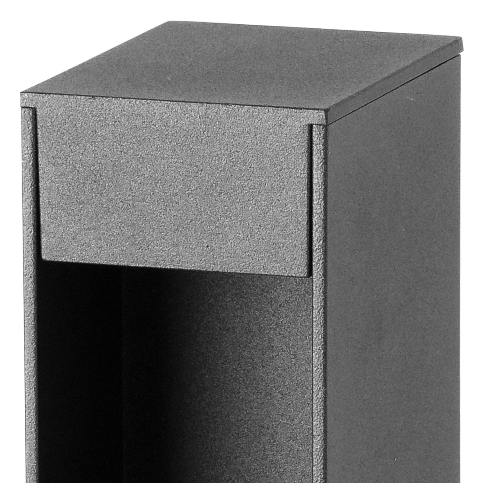 Cerler LED pedestal light, anthracite, 60 cm, metal, IP65, CCT