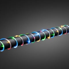 Mini fénykábel LED RGB 500 cm