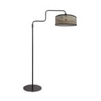 Põrandalamp Bloeba, must/tumepruun puit, kõrgus 165 cm, puit