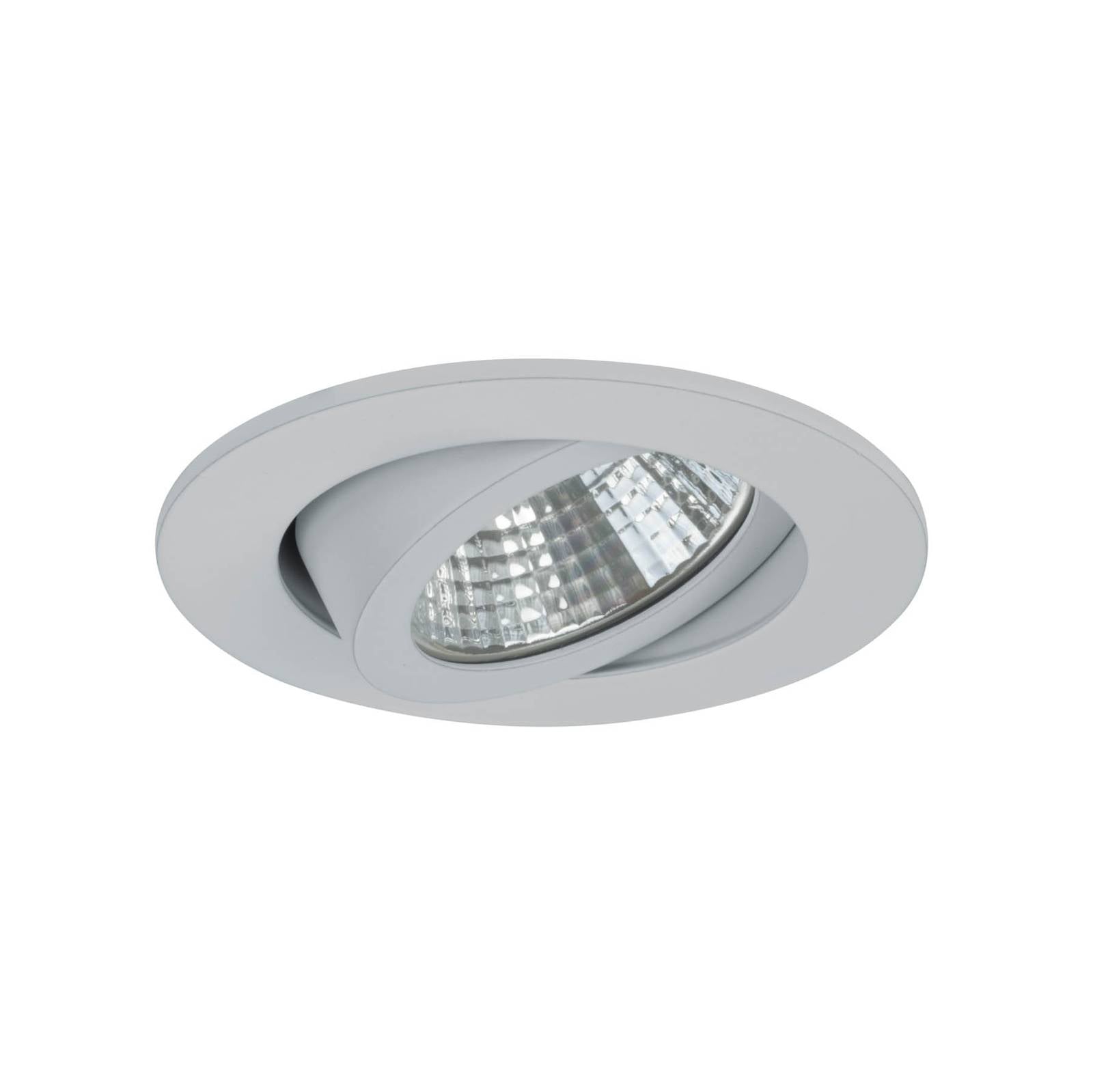BRUMBERG LED-Einbaustrahler Seven-R, 3.000 K, weiß matt, Alu