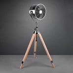 Tromsö pedestal fan, wooden tripod