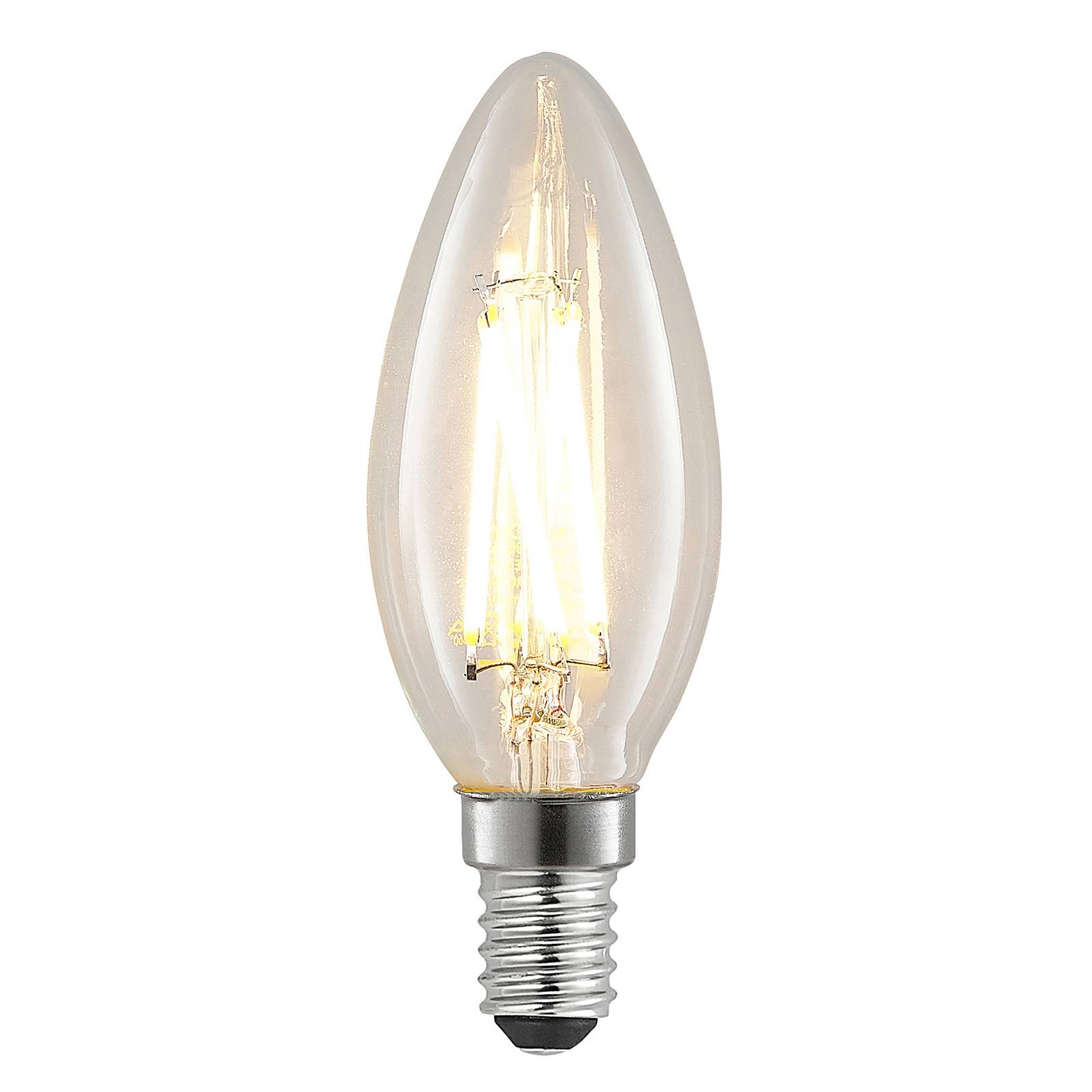 Ampoule LED E14 4W 2 700K bougie filament dimmable