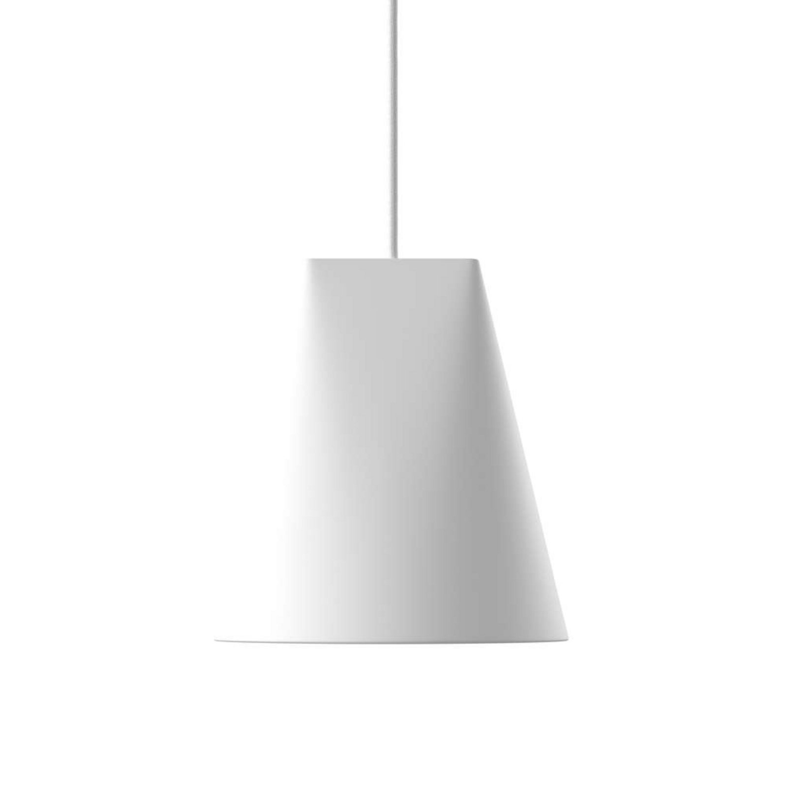 Ceramic Wide Pendant White - Moebe