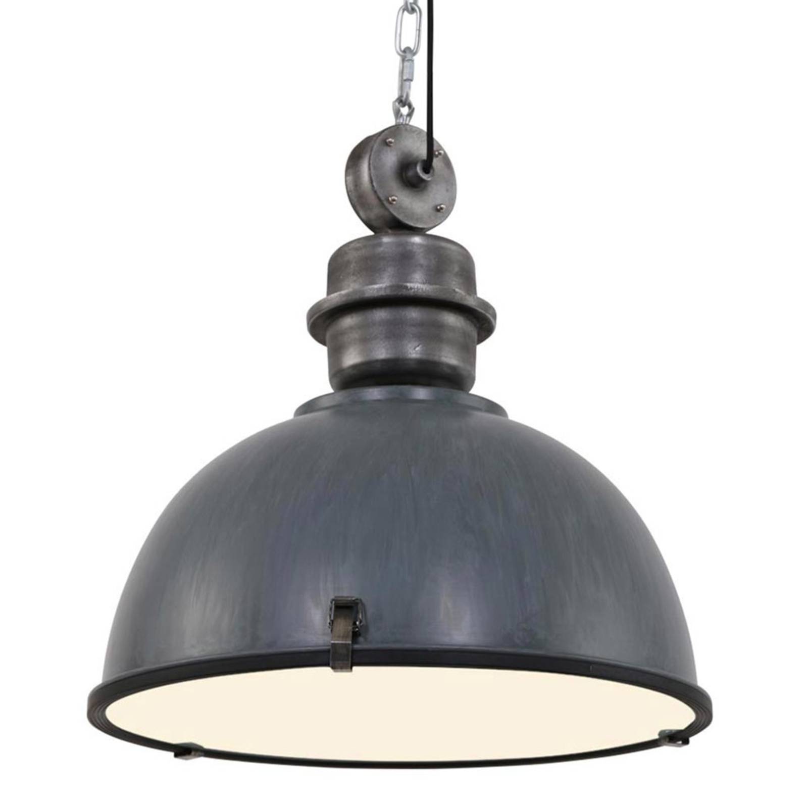 Zdjęcia - Żyrandol / lampa Steinhauer Szara lampa wisząca Bikkel XXL, industrialna 