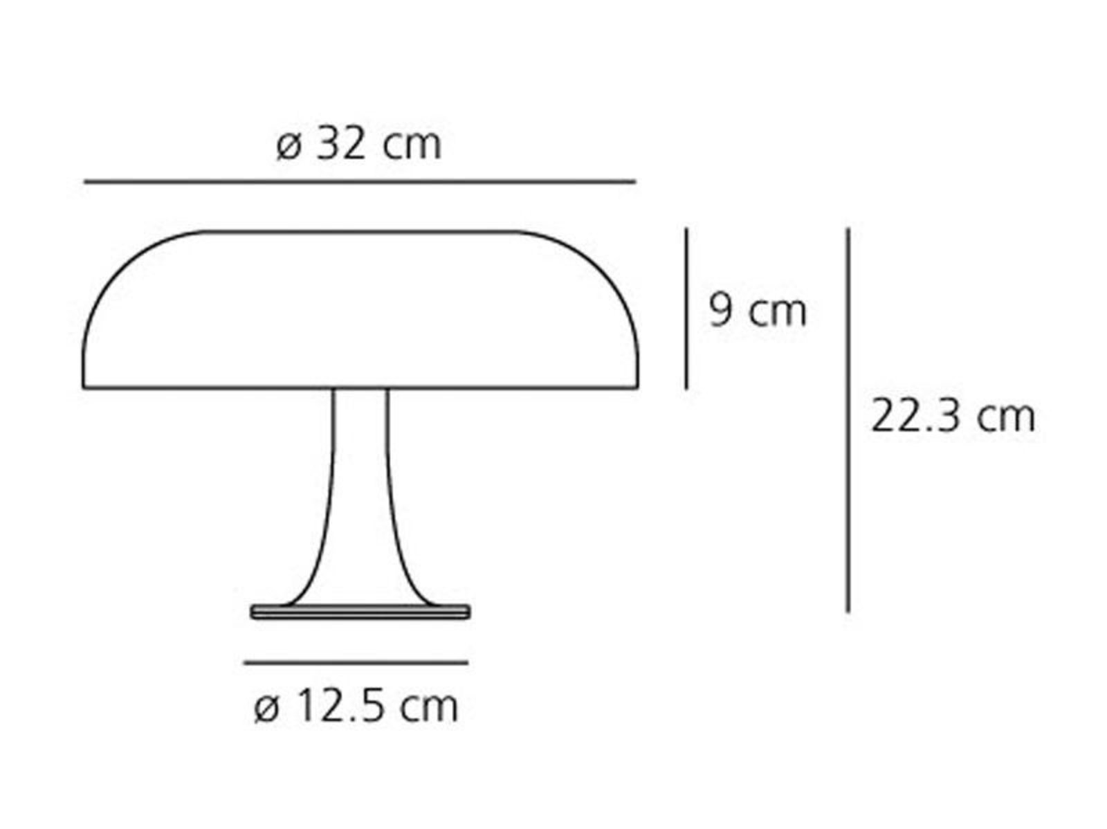 Nessino Candeeiro de Mesa Laranja - Artemide