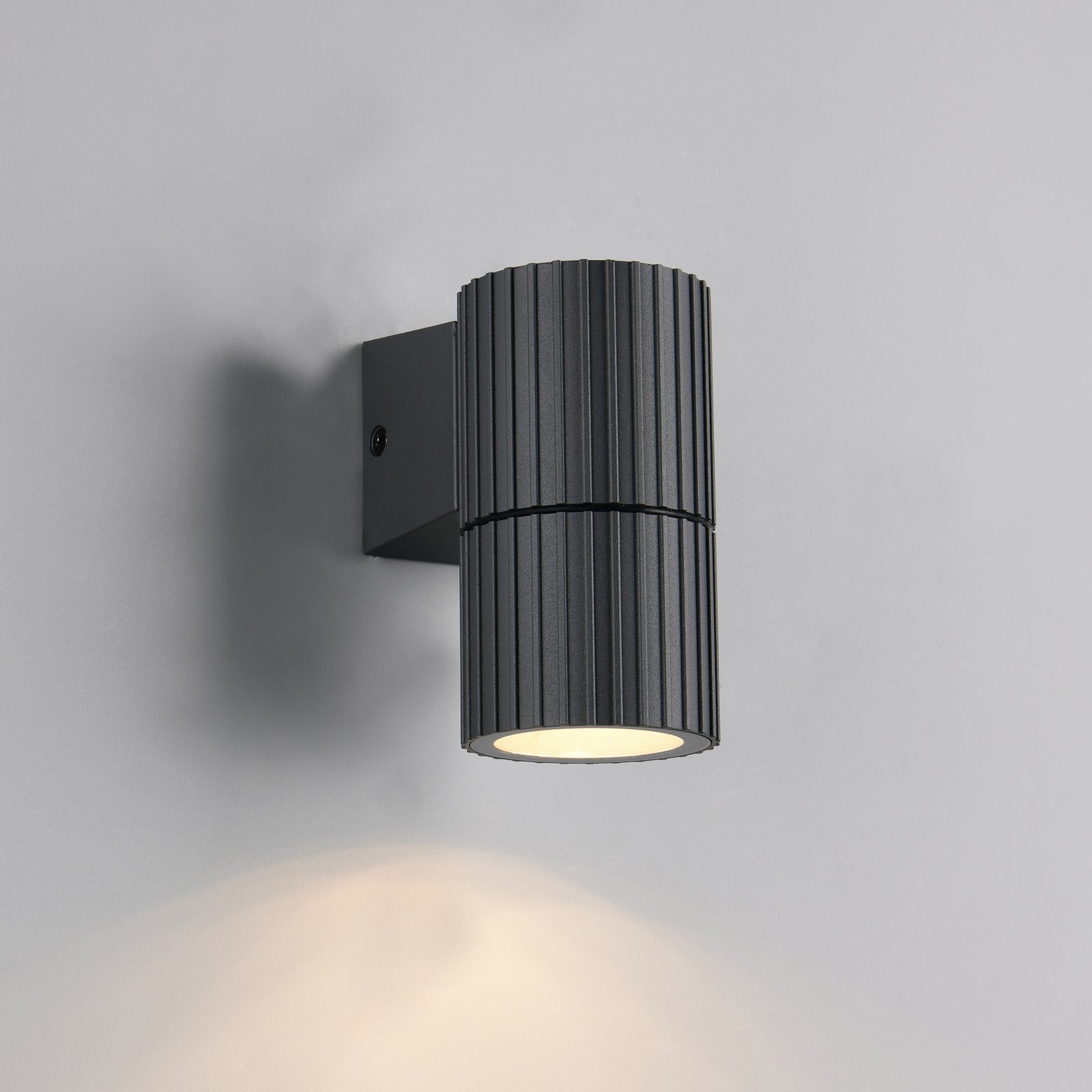 Āra sienas lampa Parana, antracīta krāsā, augstums 11 cm, metāls